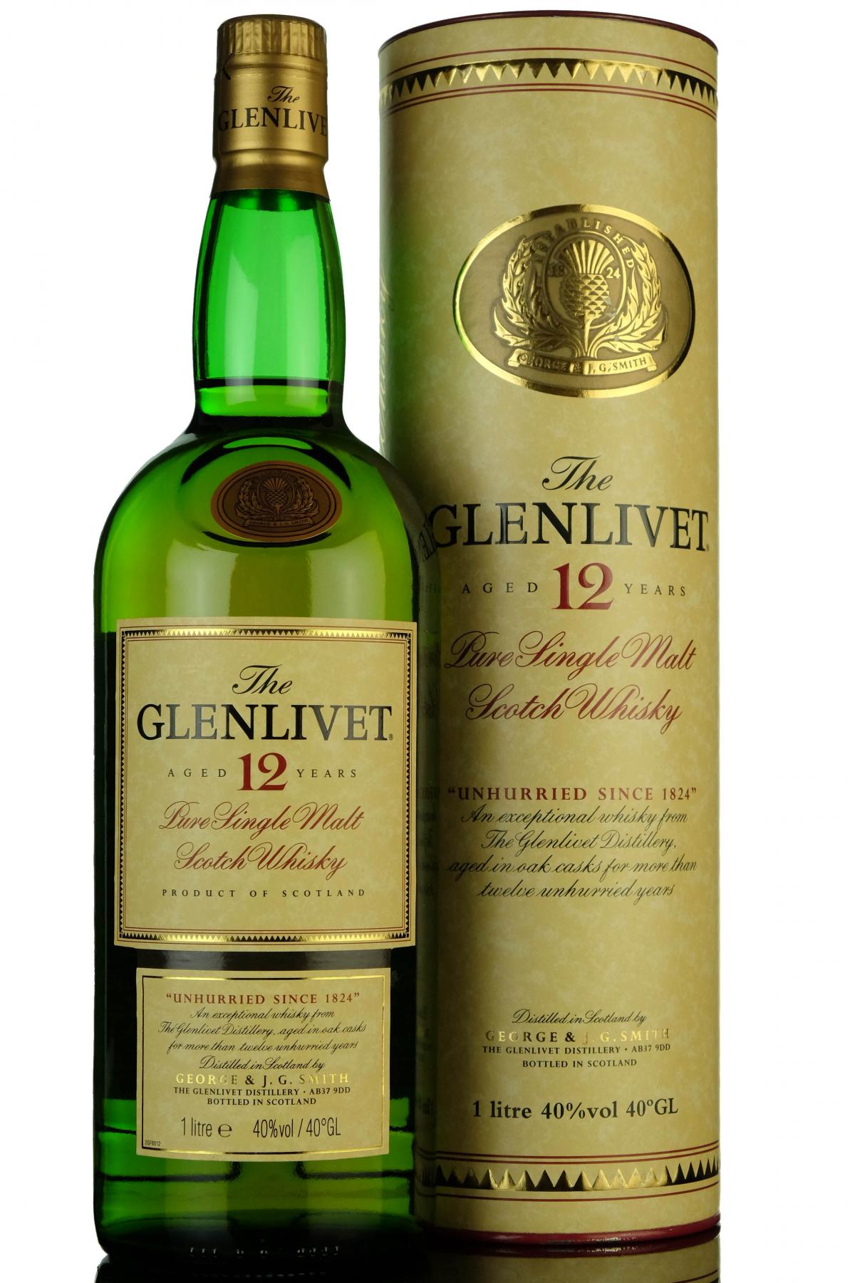 Glenlivet 12 Year Old - 1 Litre