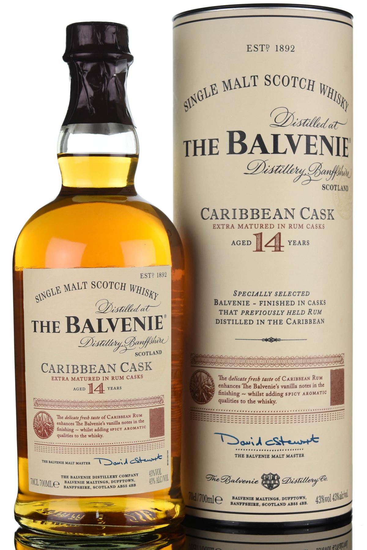Balvenie 14 Year Old - Caribbean Cask
