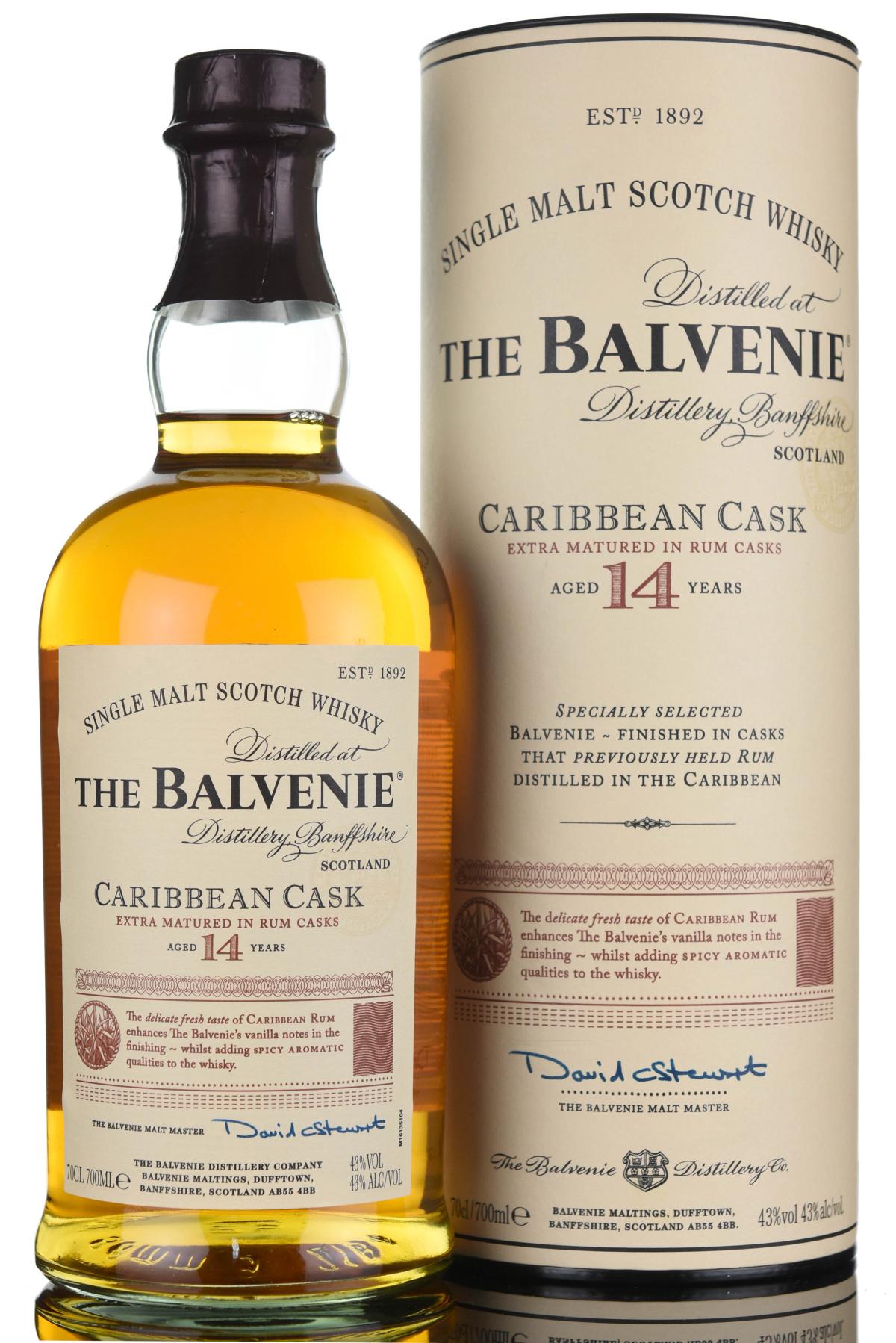 Balvenie 14 Year Old - Caribbean Cask