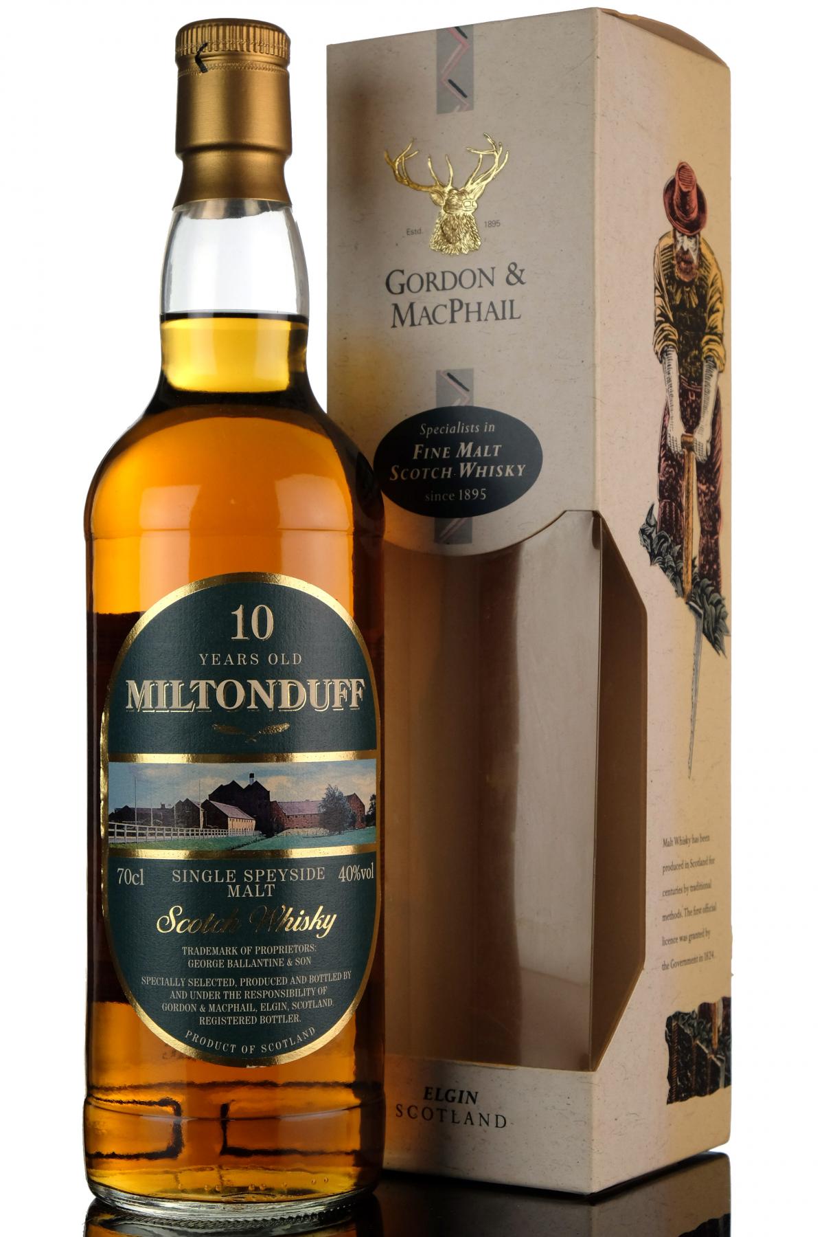 Miltonduff 10 Year Old - Gordon & MacPhail