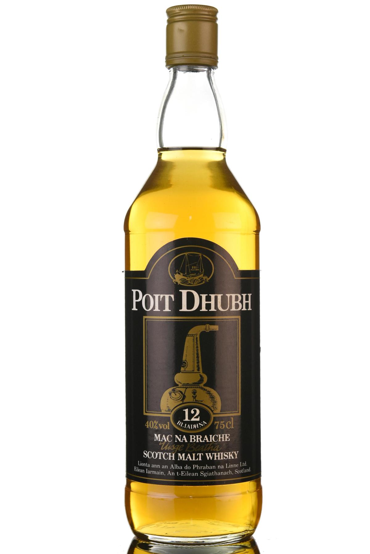 Poit Dhubh 12 Year Old - 1980s