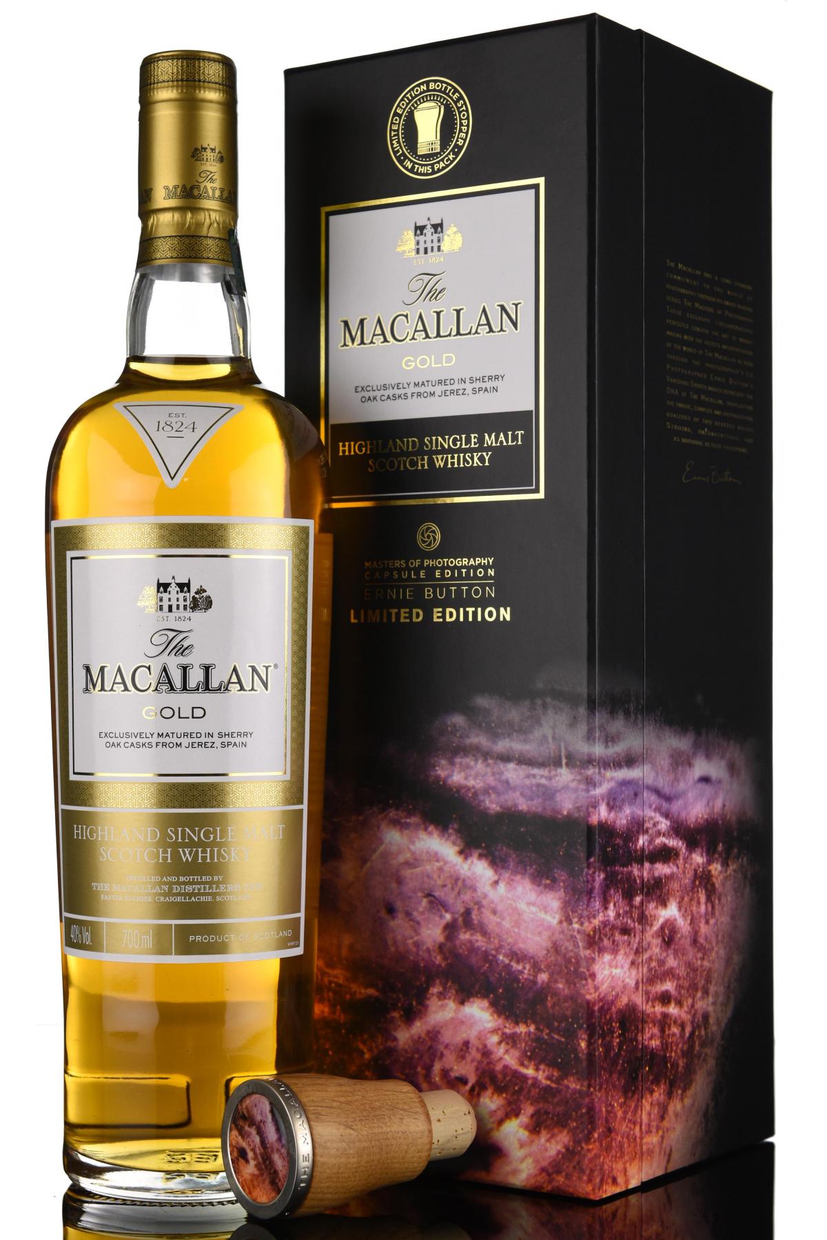 Macallan Gold - Ernie Button Limited Edition