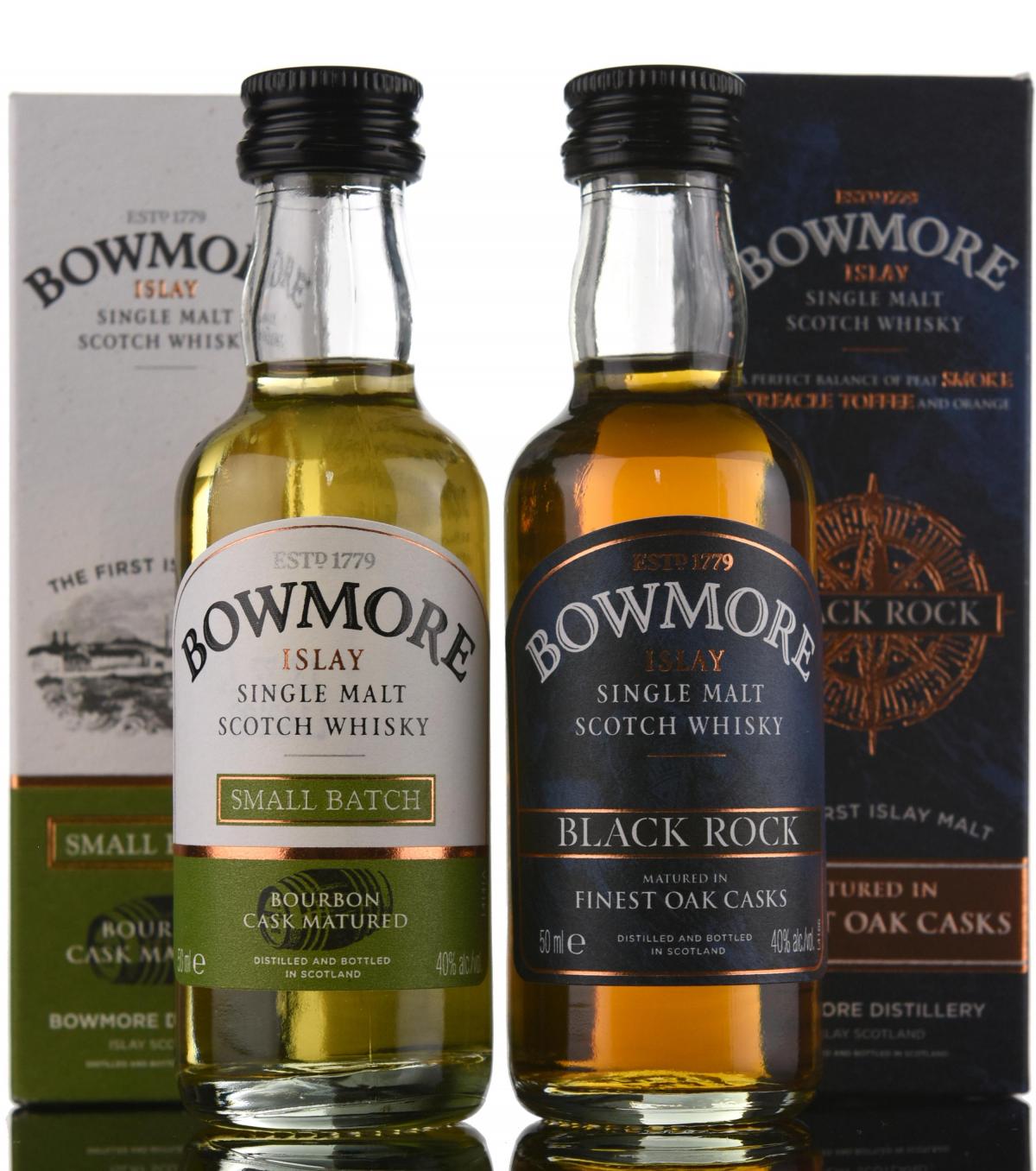 Bowmore Small Batch & Black Rock Miniatures