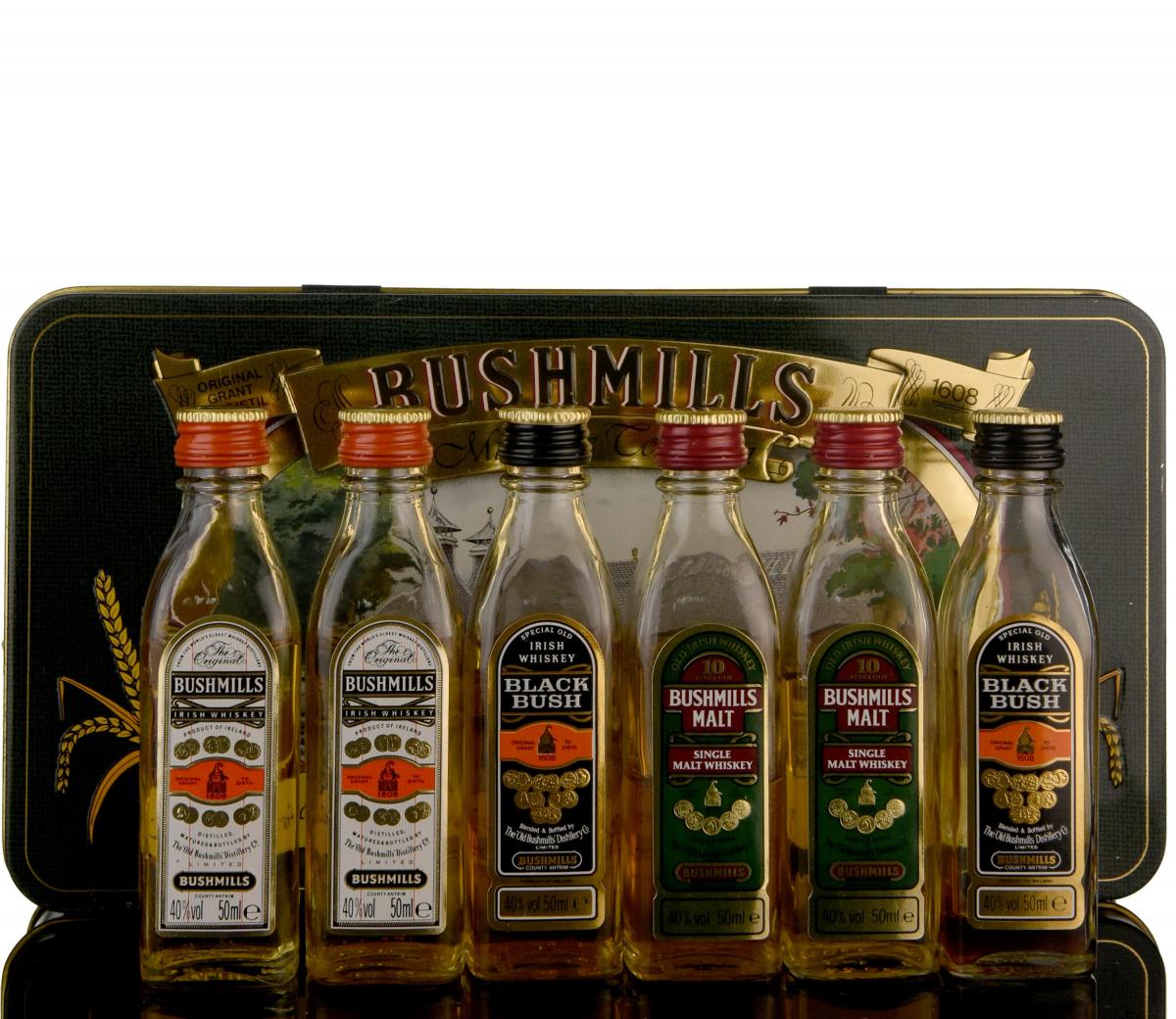 Bushmills Irish Whiskey Miniature Set