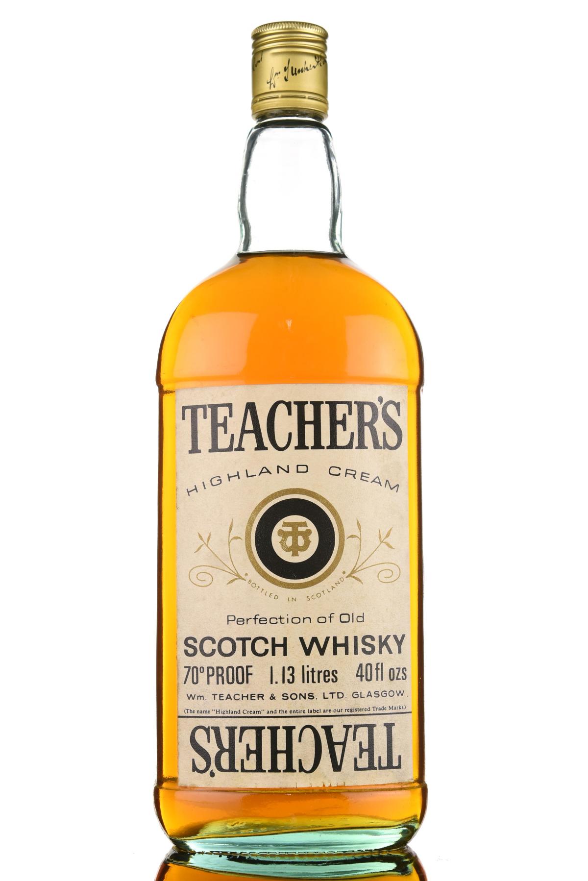 Teachers 1.13 Litres - 1970s