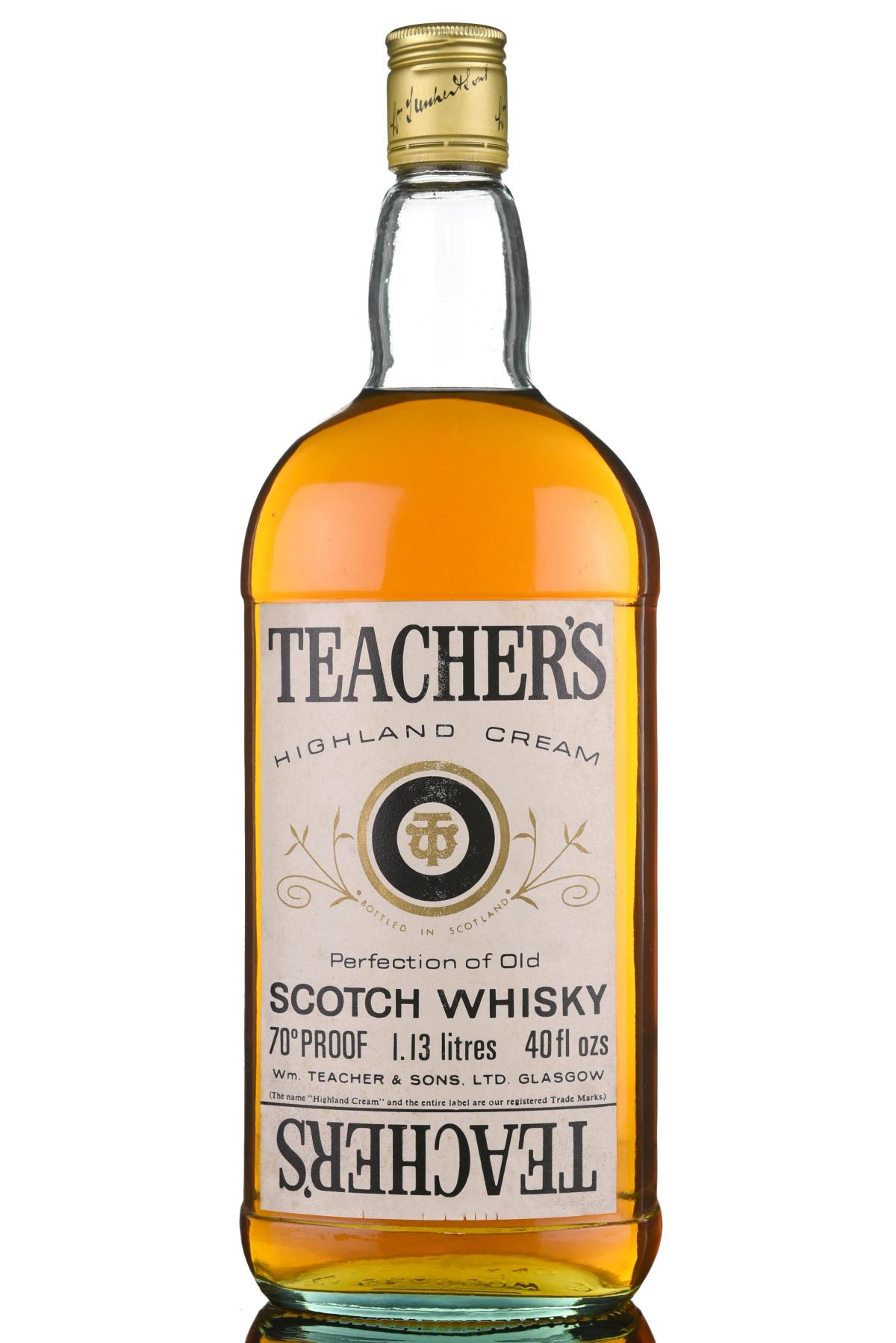 Teachers 1.13 Litres - 1970s
