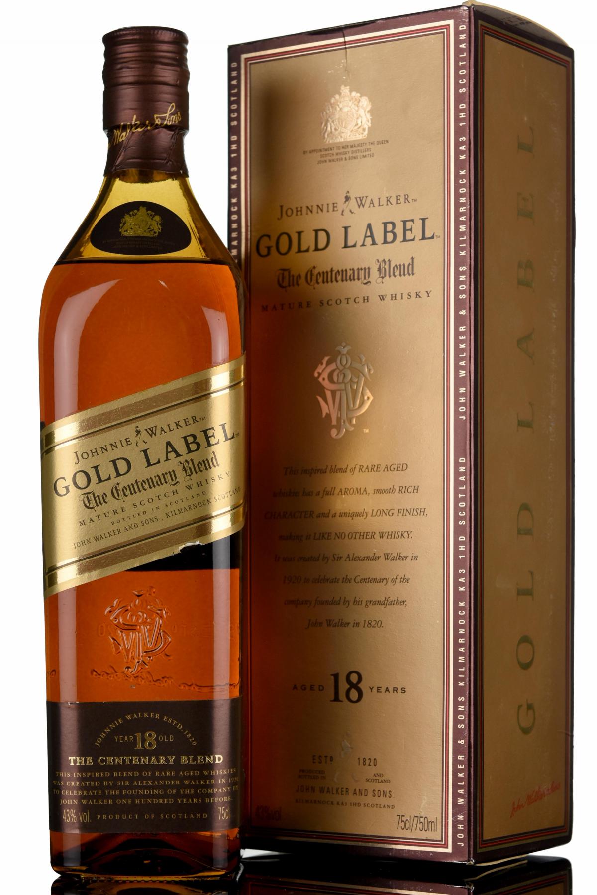 Johnnie Walker Gold Label - 18 Year Old - Centenary Blend