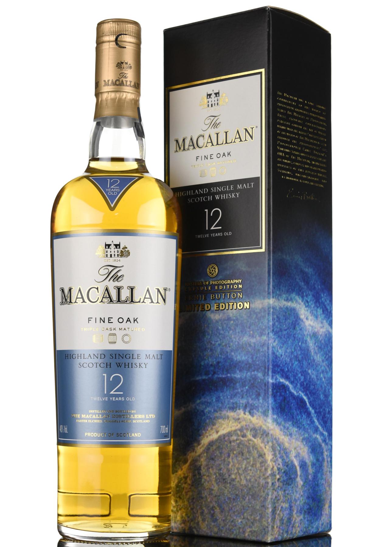 Macallan 12 Year Old - Fine Oak Ernie Button Edition