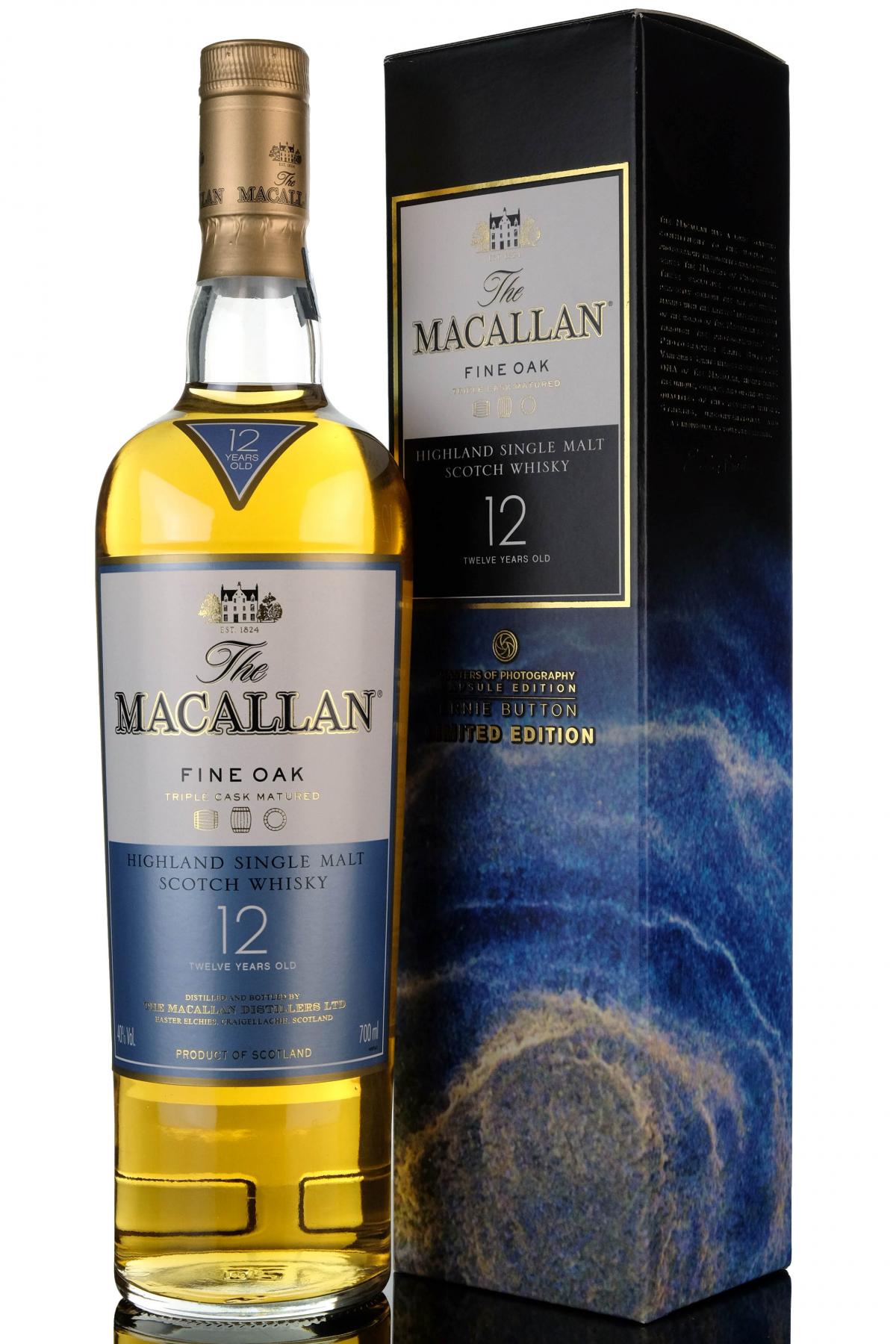 Macallan 12 Year Old - Fine Oak Ernie Button Edition