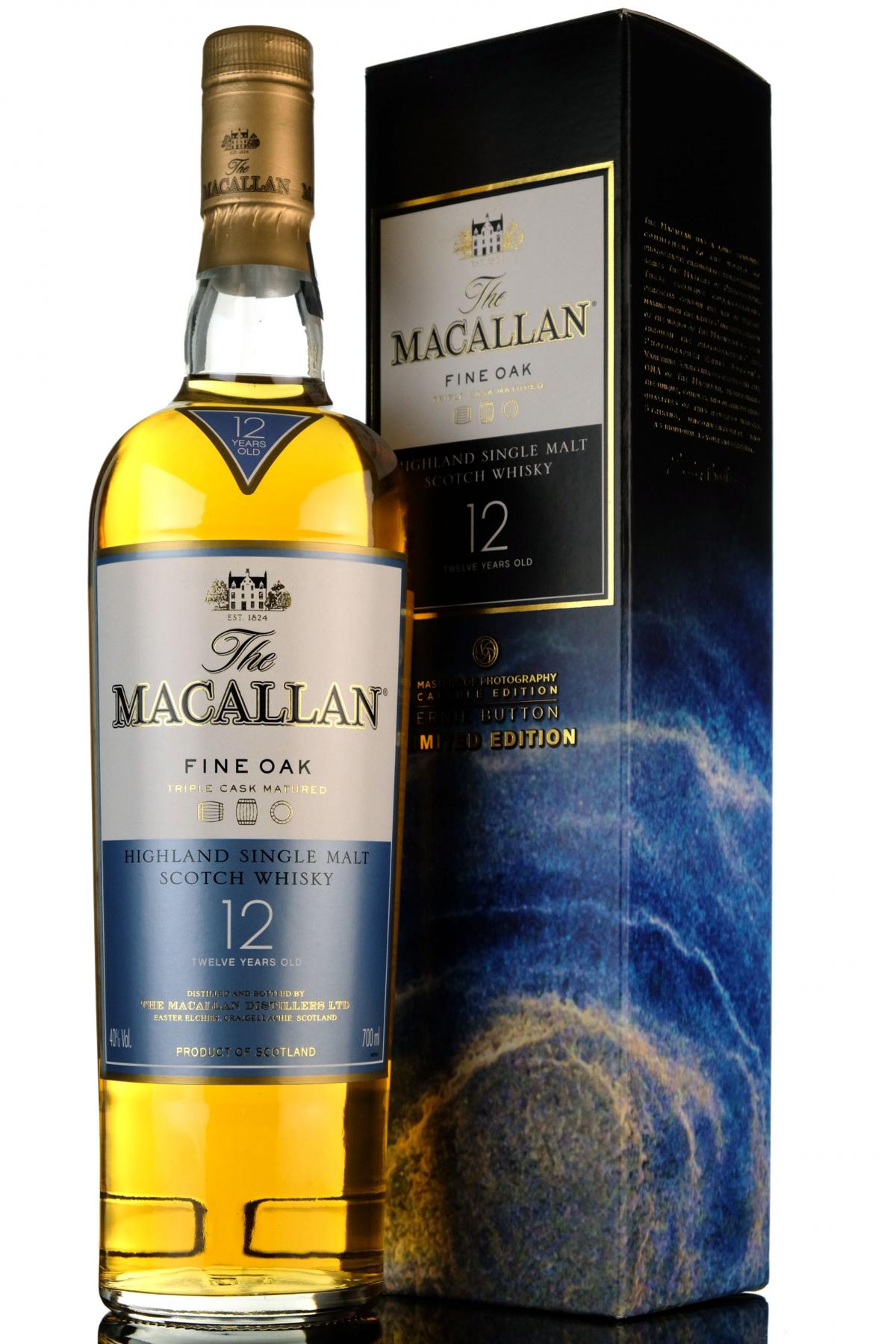 Macallan 12 Year Old - Fine Oak Ernie Button Edition