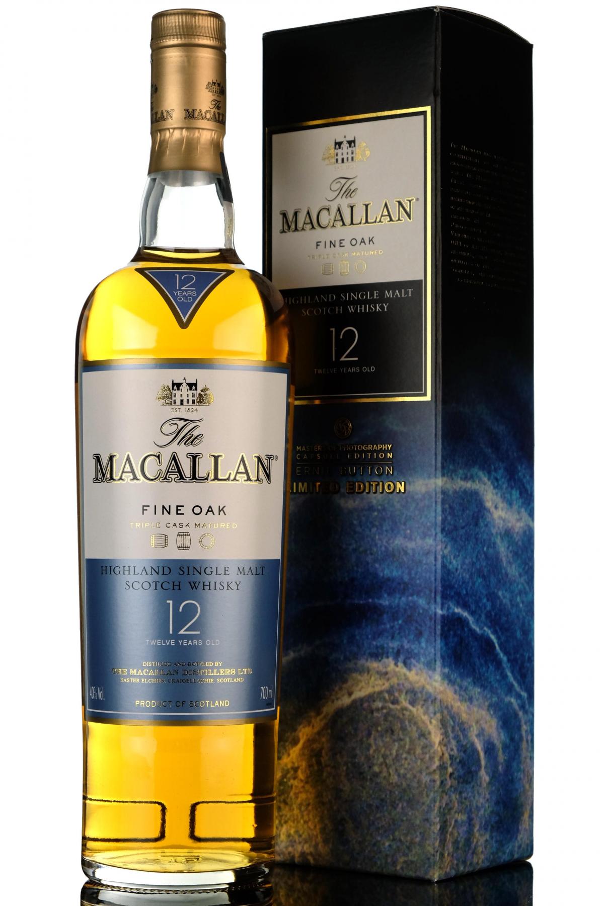 Macallan 12 Year Old - Fine Oak Ernie Button Edition
