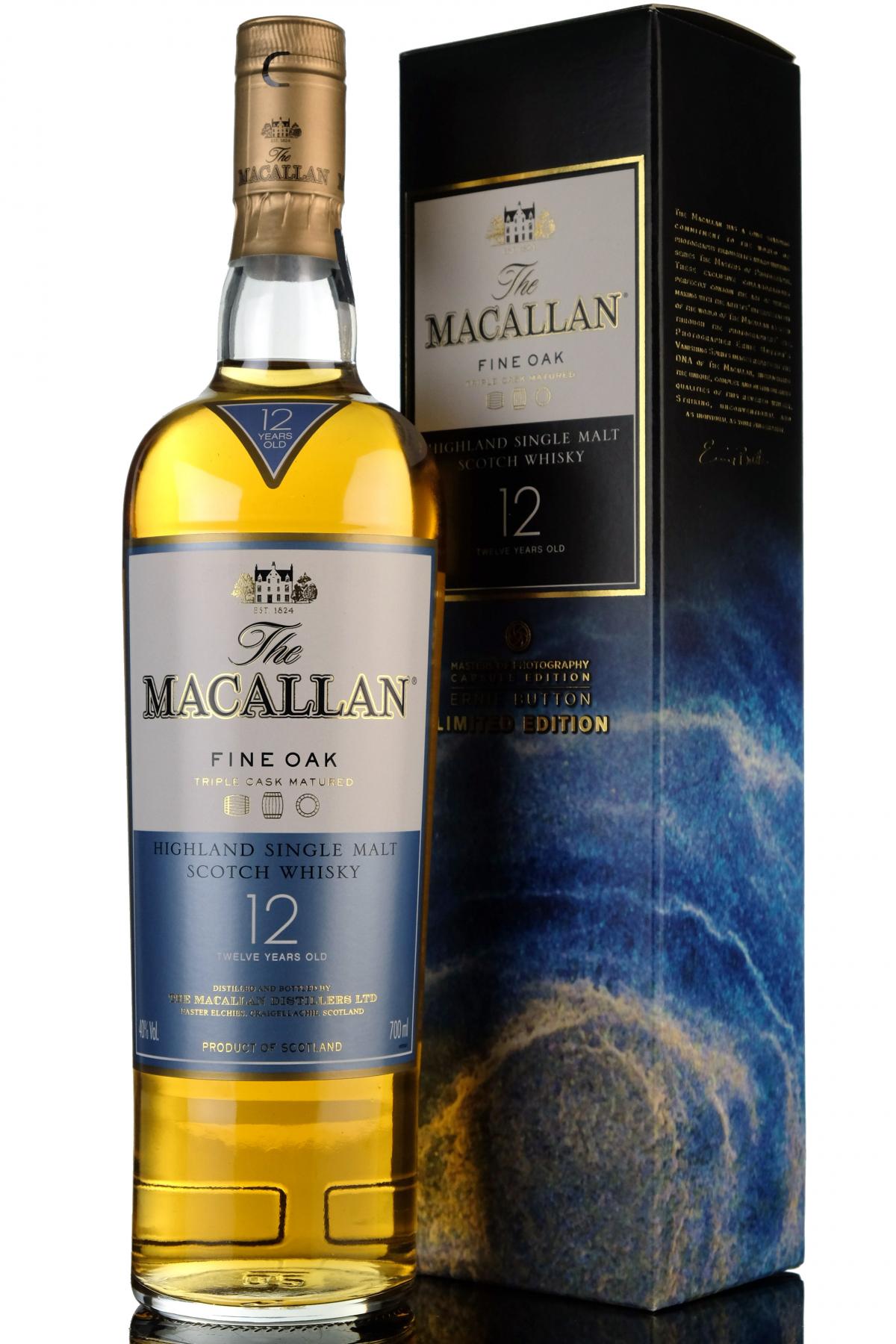 Macallan 12 Year Old - Fine Oak Ernie Button Edition