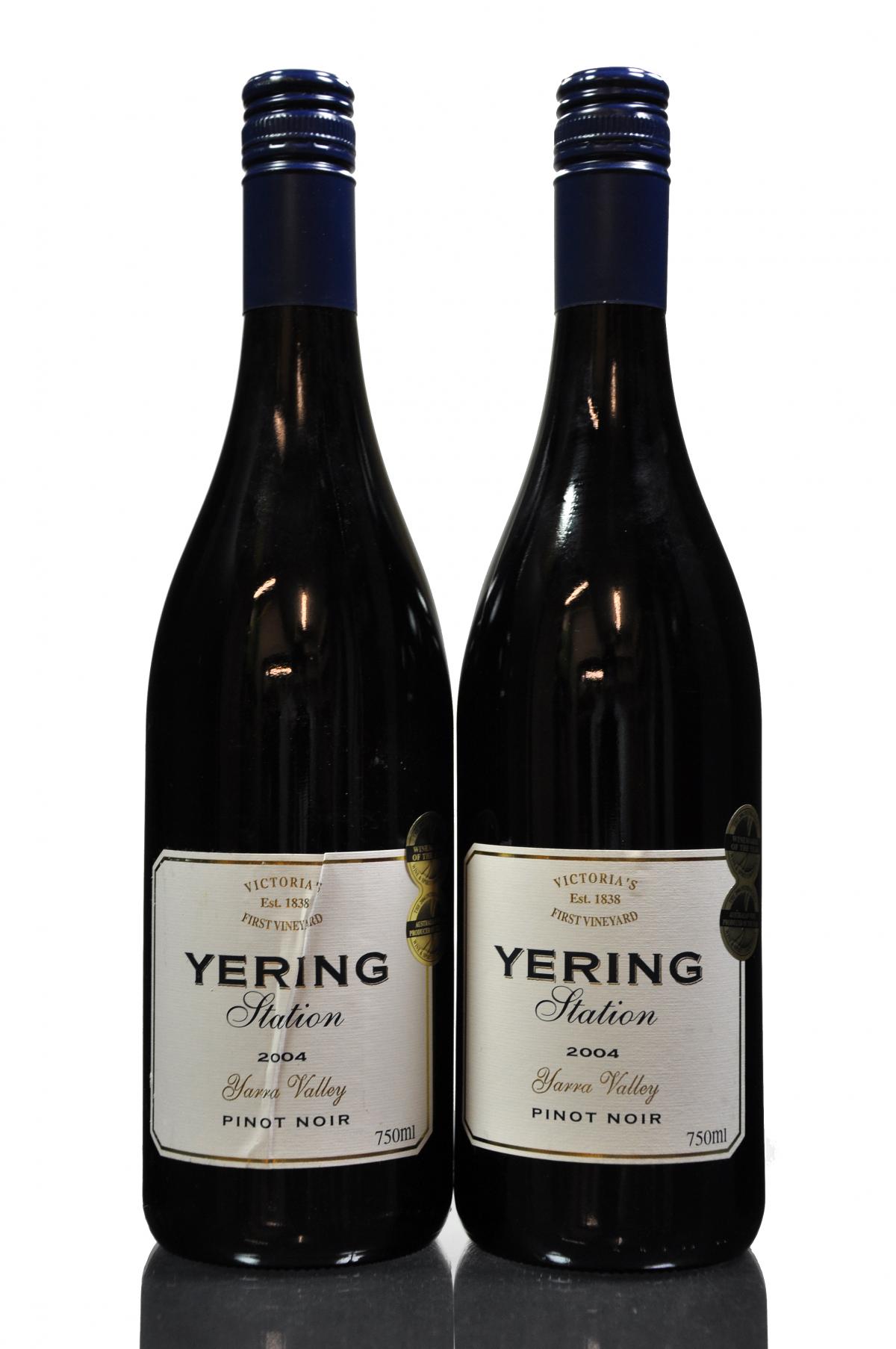 2 x Yering Station 2004 Yarra Valley Pinot Noir