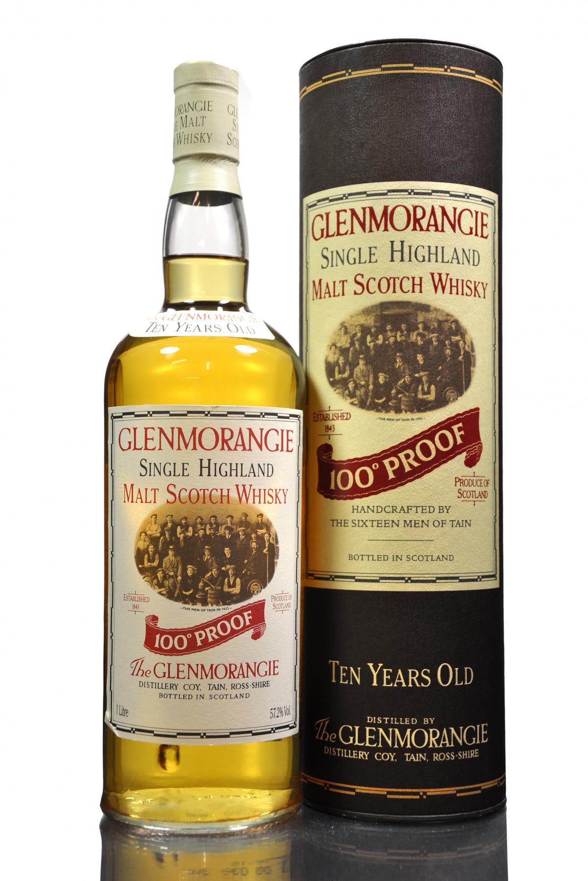 Glenmorangie 10 Year Old - 100 Proof - 1990s - 1 Litre
