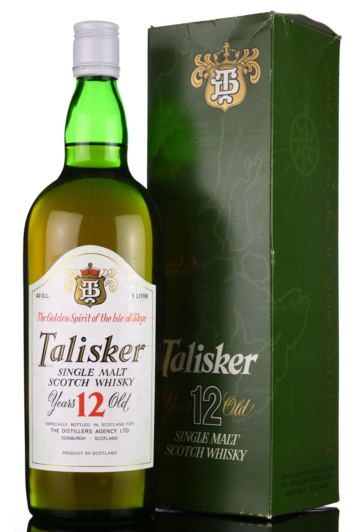 Talisker 12 Year Old - 1970s - 1 Litre