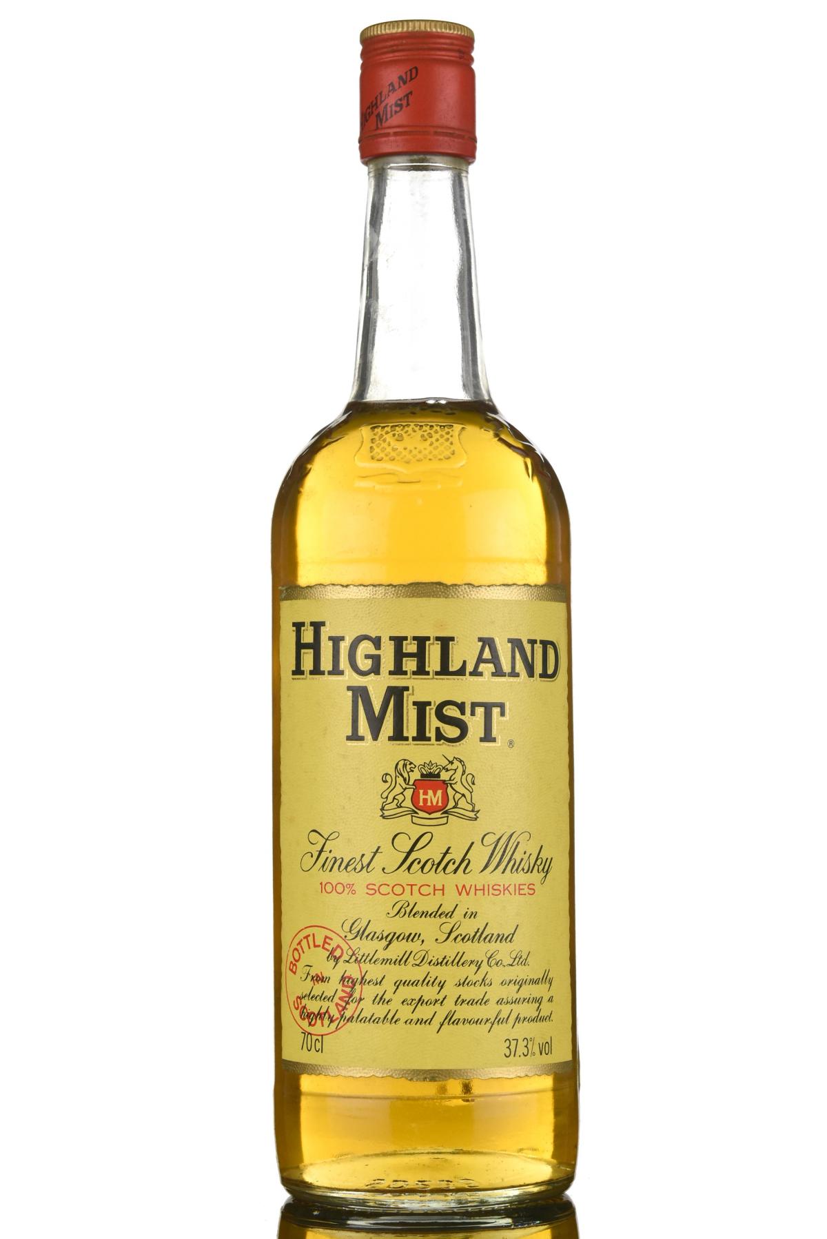 Highland Mist - Littlemill Distillery - Late 1970s