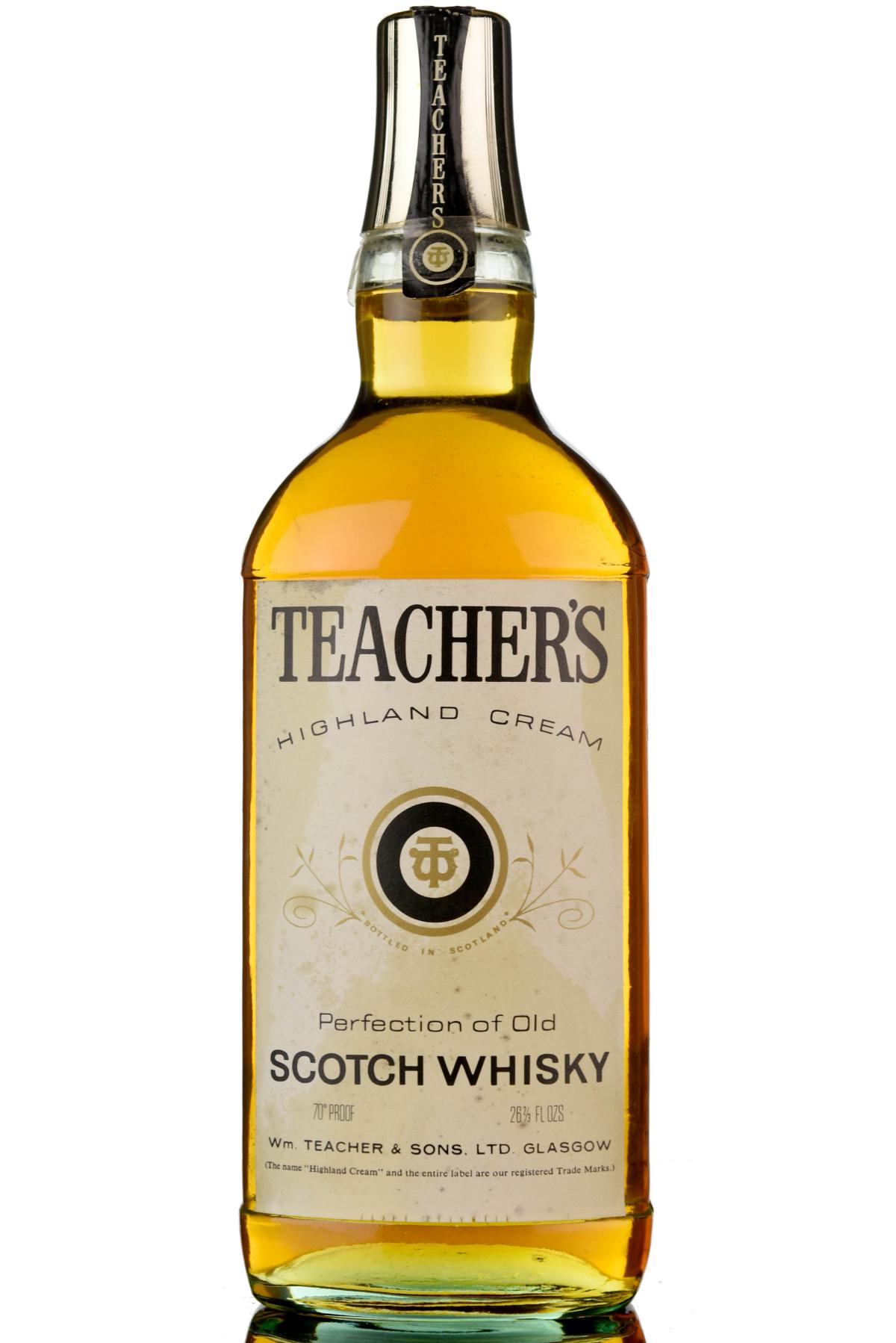 Teachers Highland Cream - 1970s