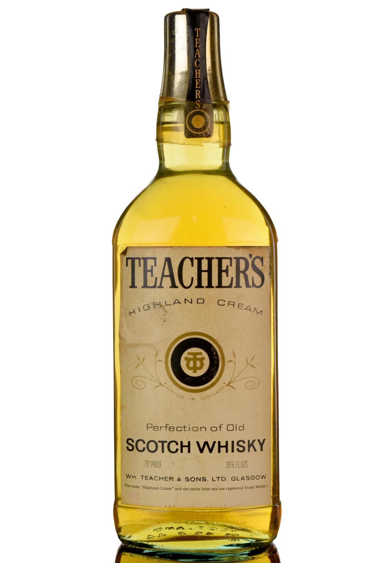 Teachers Highland Cream - 1970s