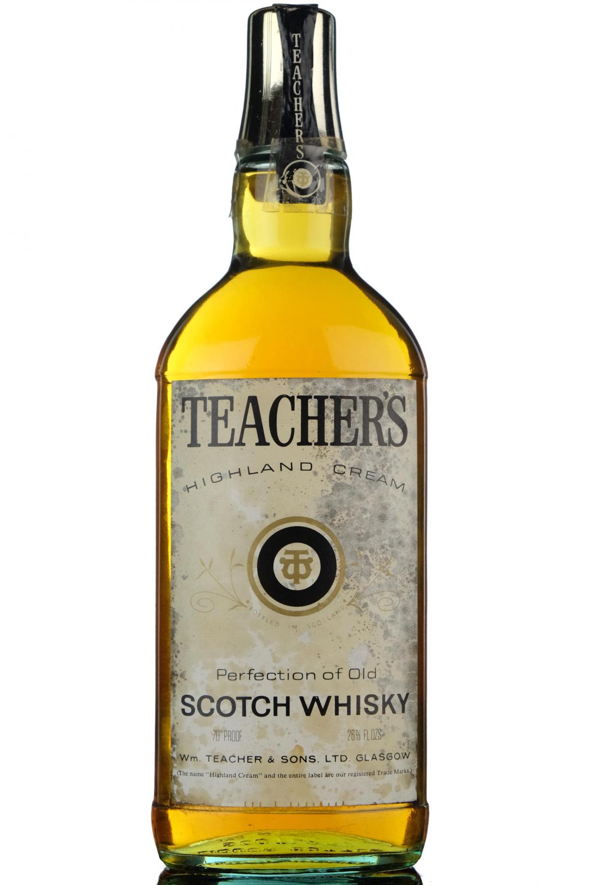 Teachers Highland Cream - 1970s