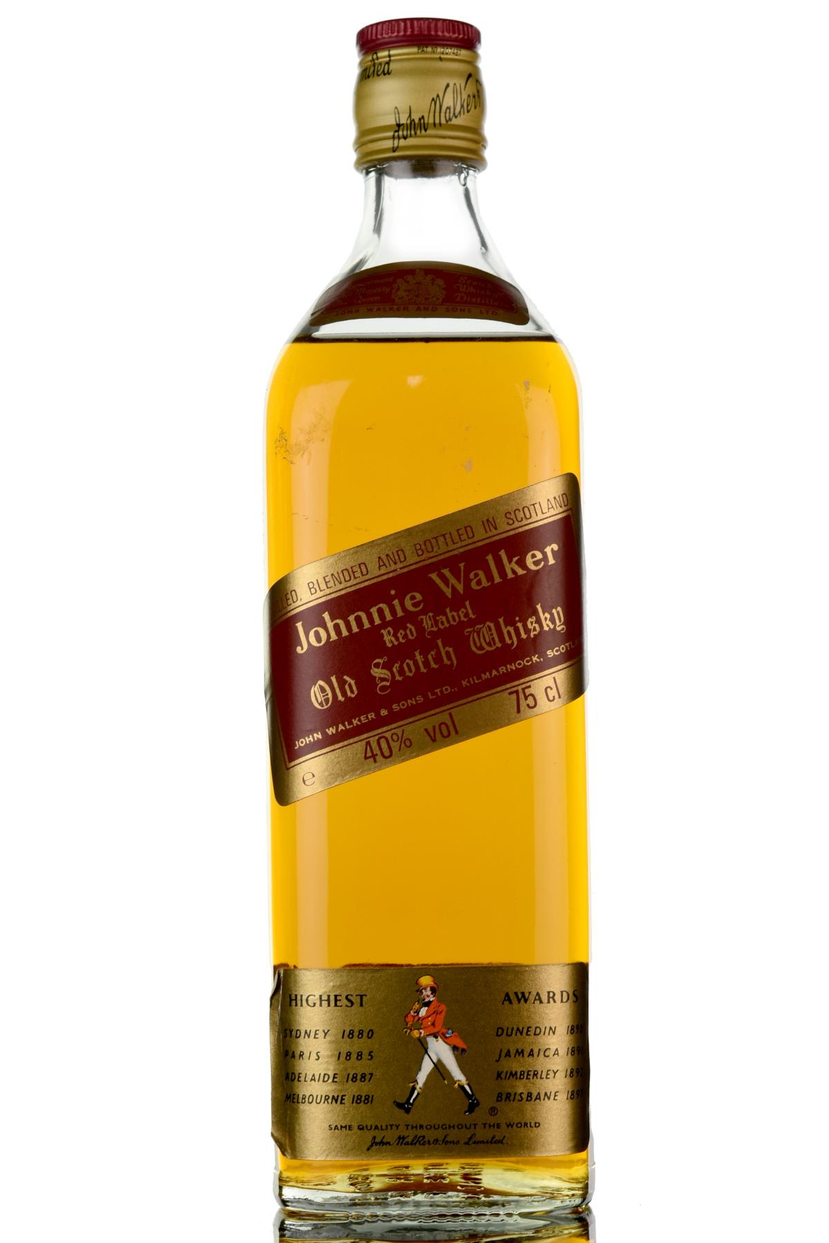 Johnnie Walker Red Label - 1980s