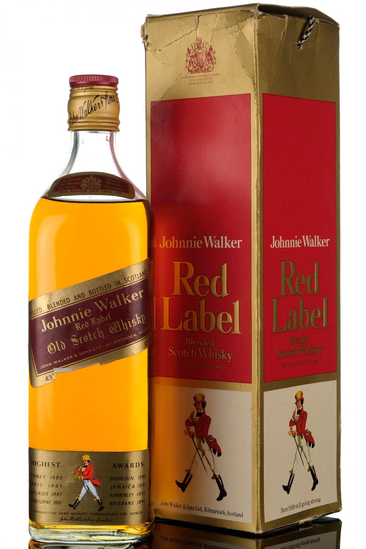 Johnnie Walker Red Label - 1980s