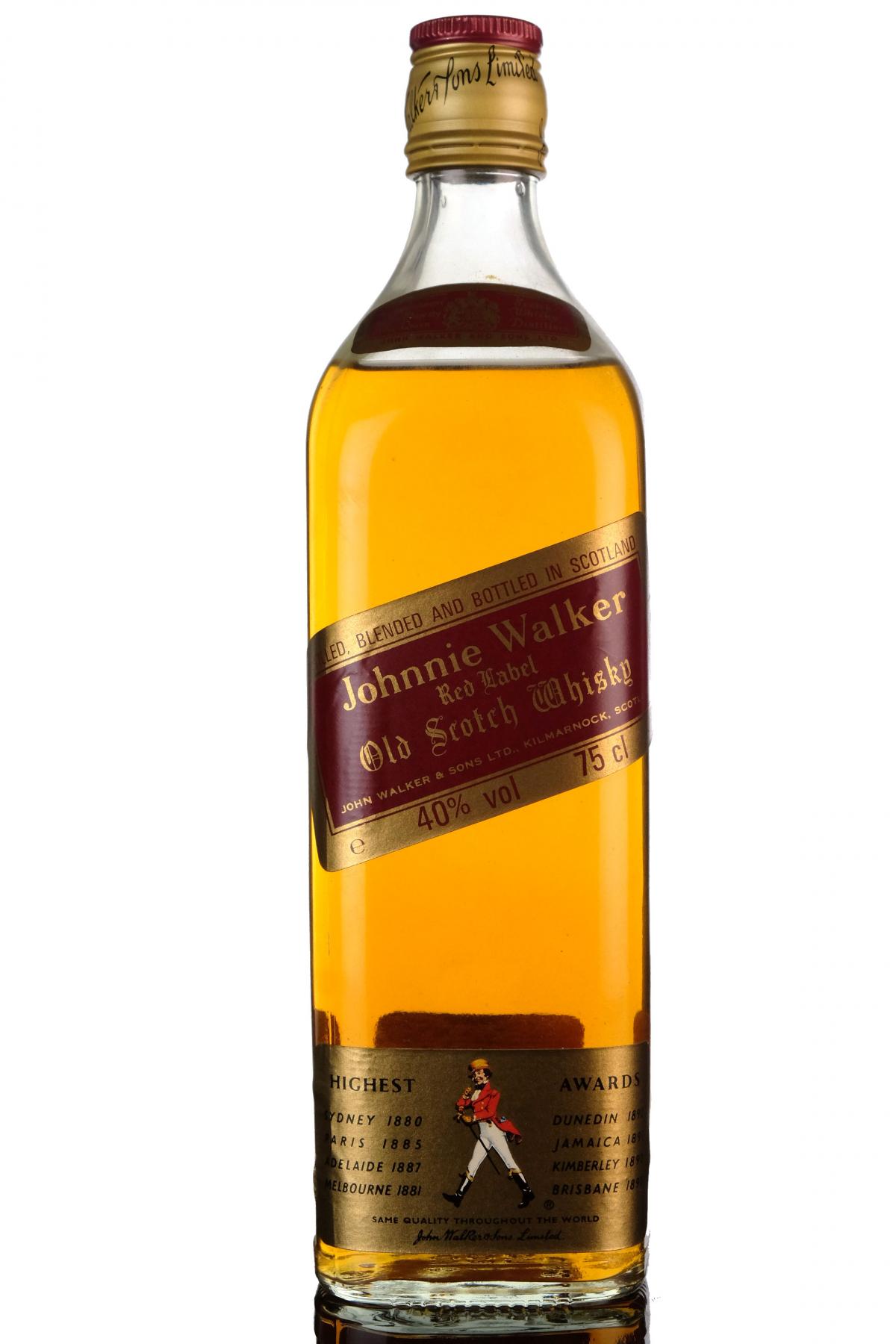 Johnnie Walker Red Label - 1980s