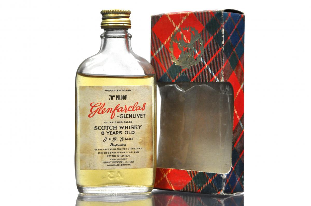 Glenfarclas-Glenlivet 8 Year Old - Gordon & MacPhail Miniature