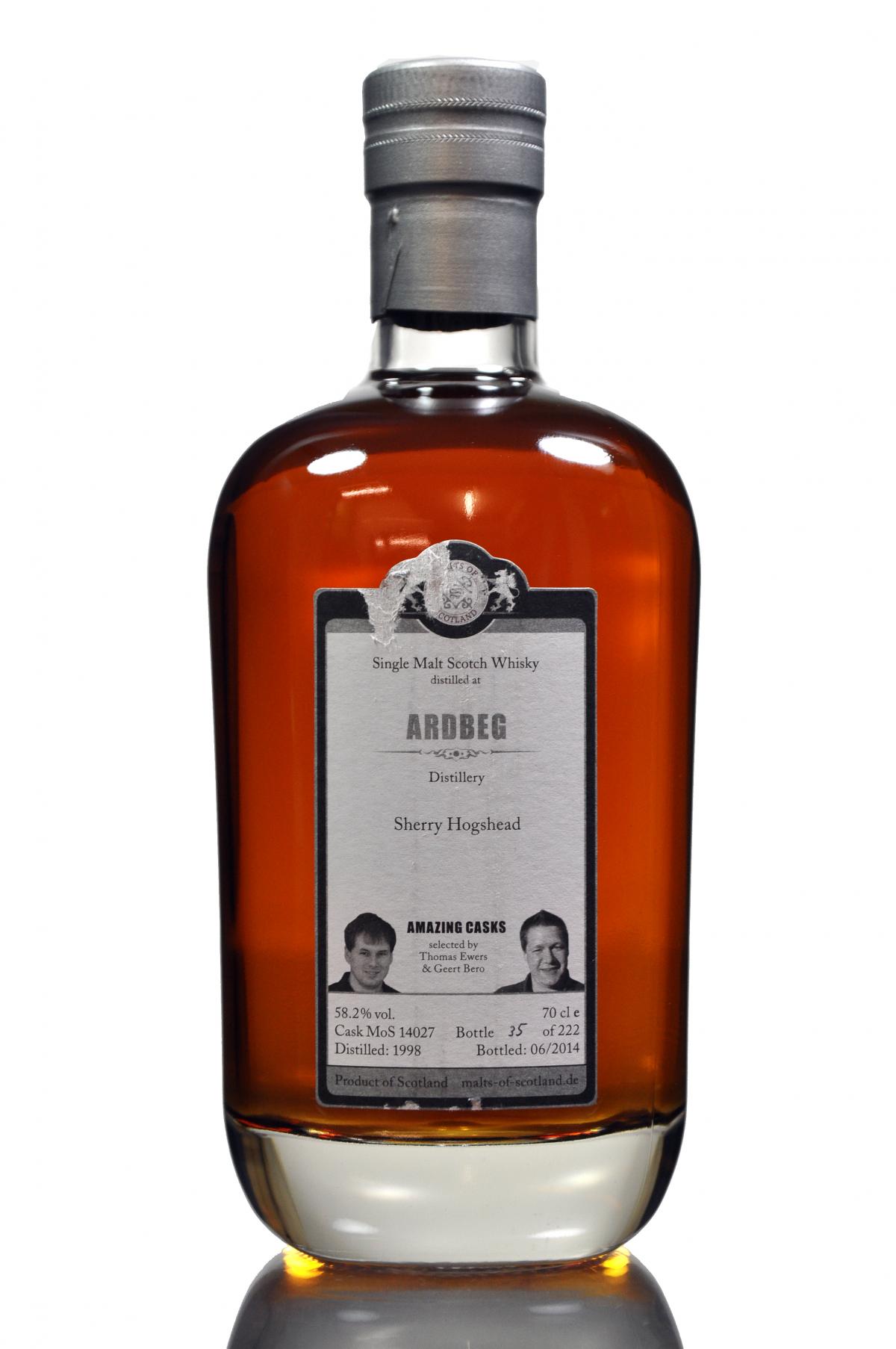 Ardbeg 1998-2014 - Malts Of Scotland