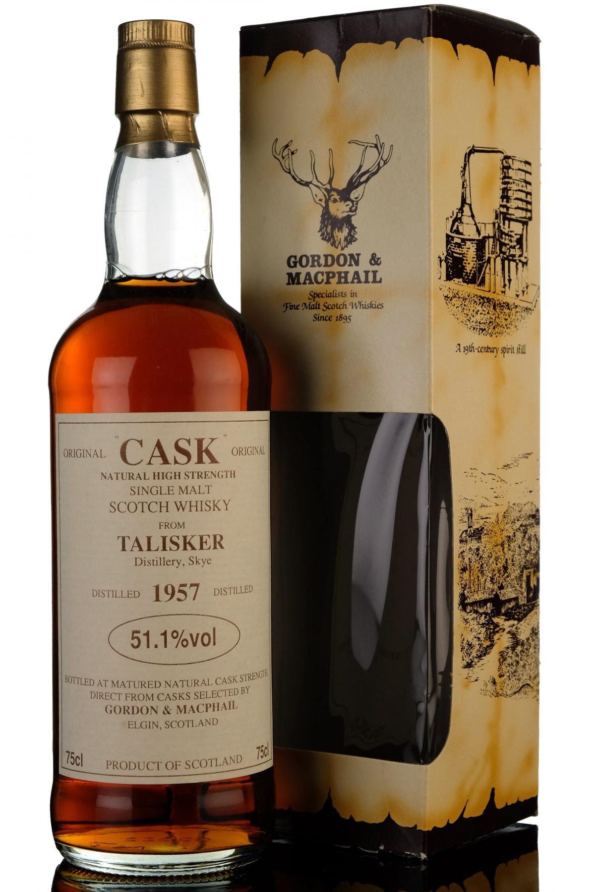 Talisker 1957 - Gordon & MacPhail - CASK