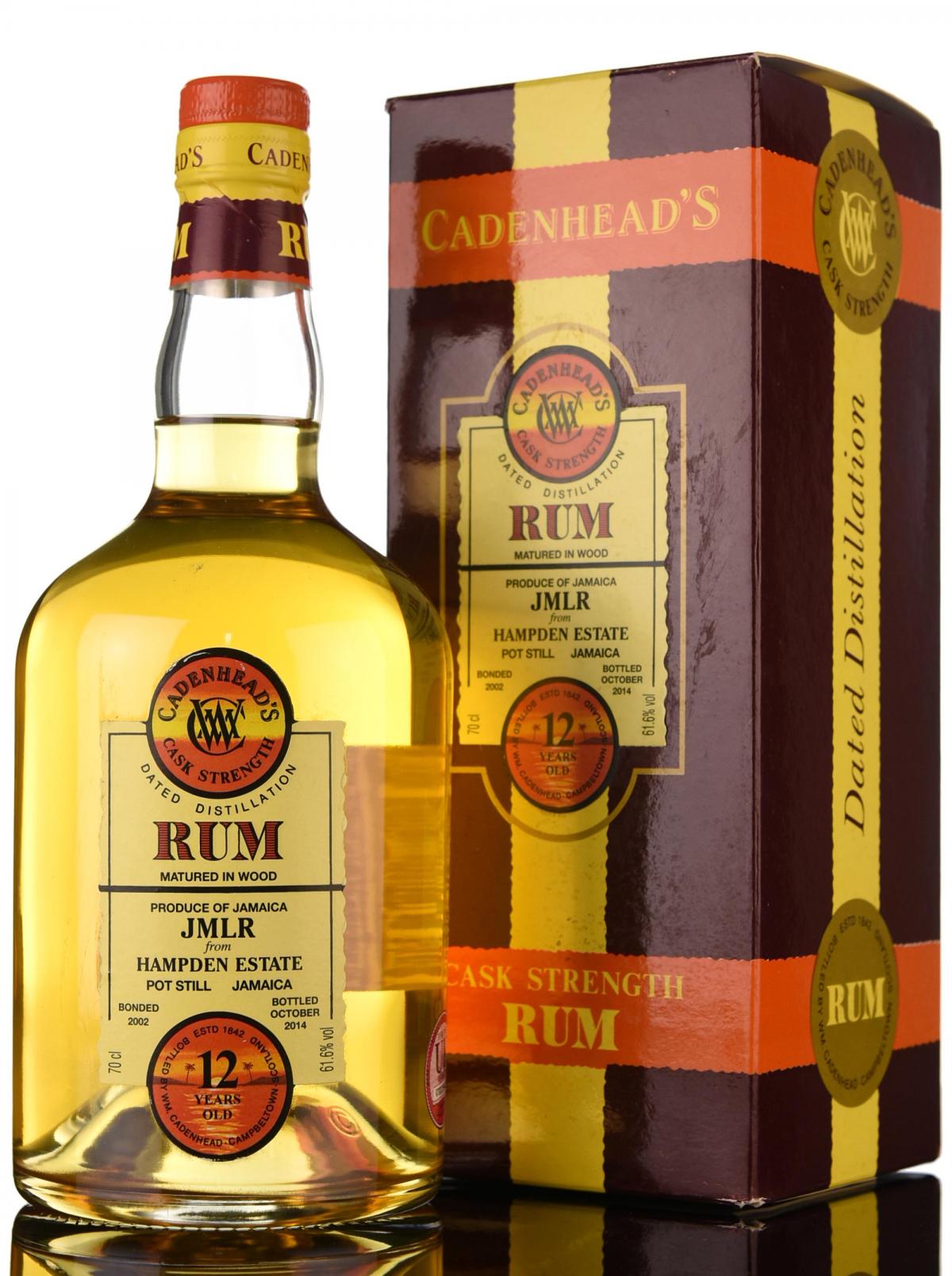 Hampden Estate 20022014 12 Year Old Cask Strength Cadenheads Rum