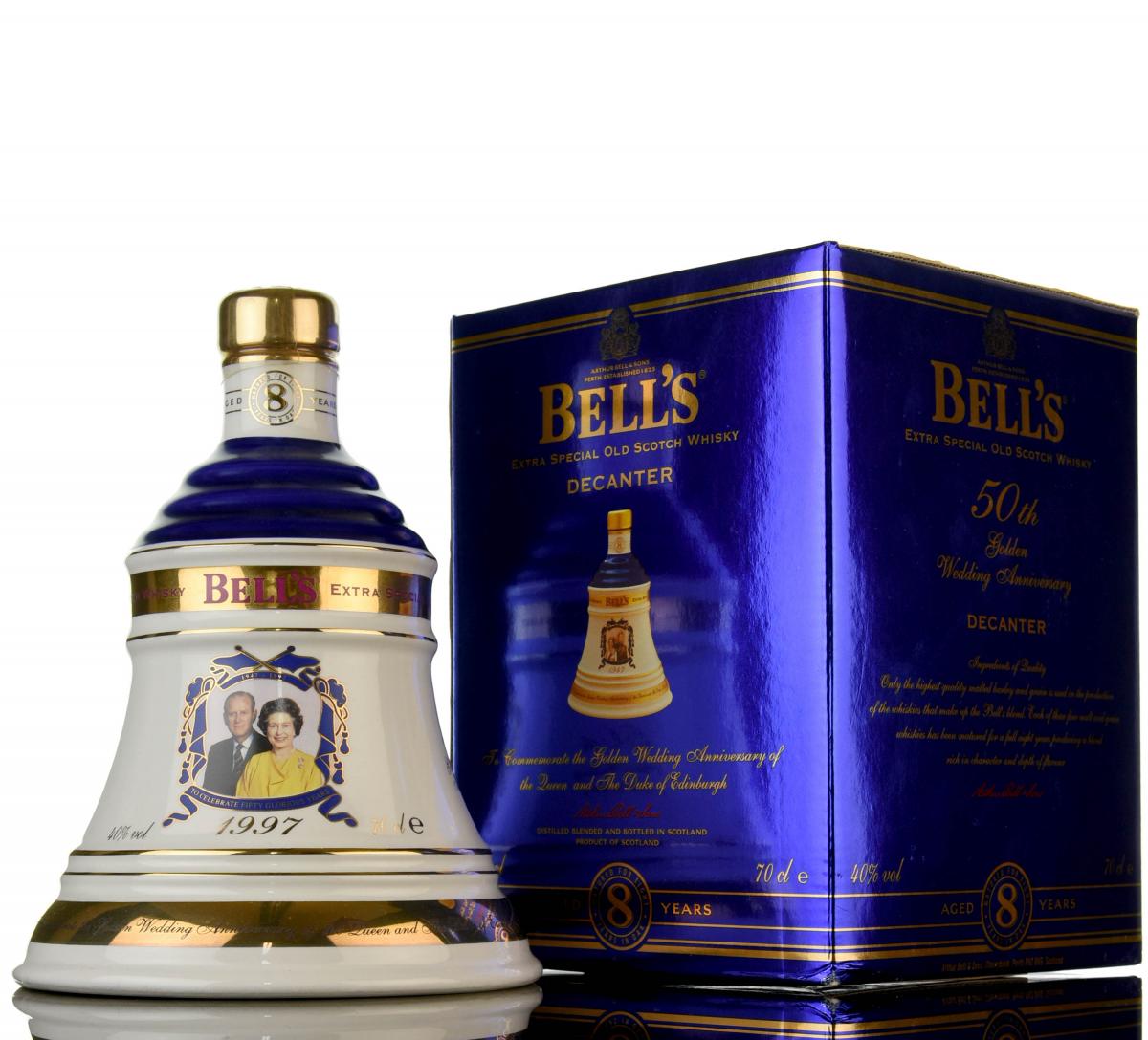 Bells 50th Golden Wedding Anniversary Of The Queen & The Duke Of Edinburgh 1997