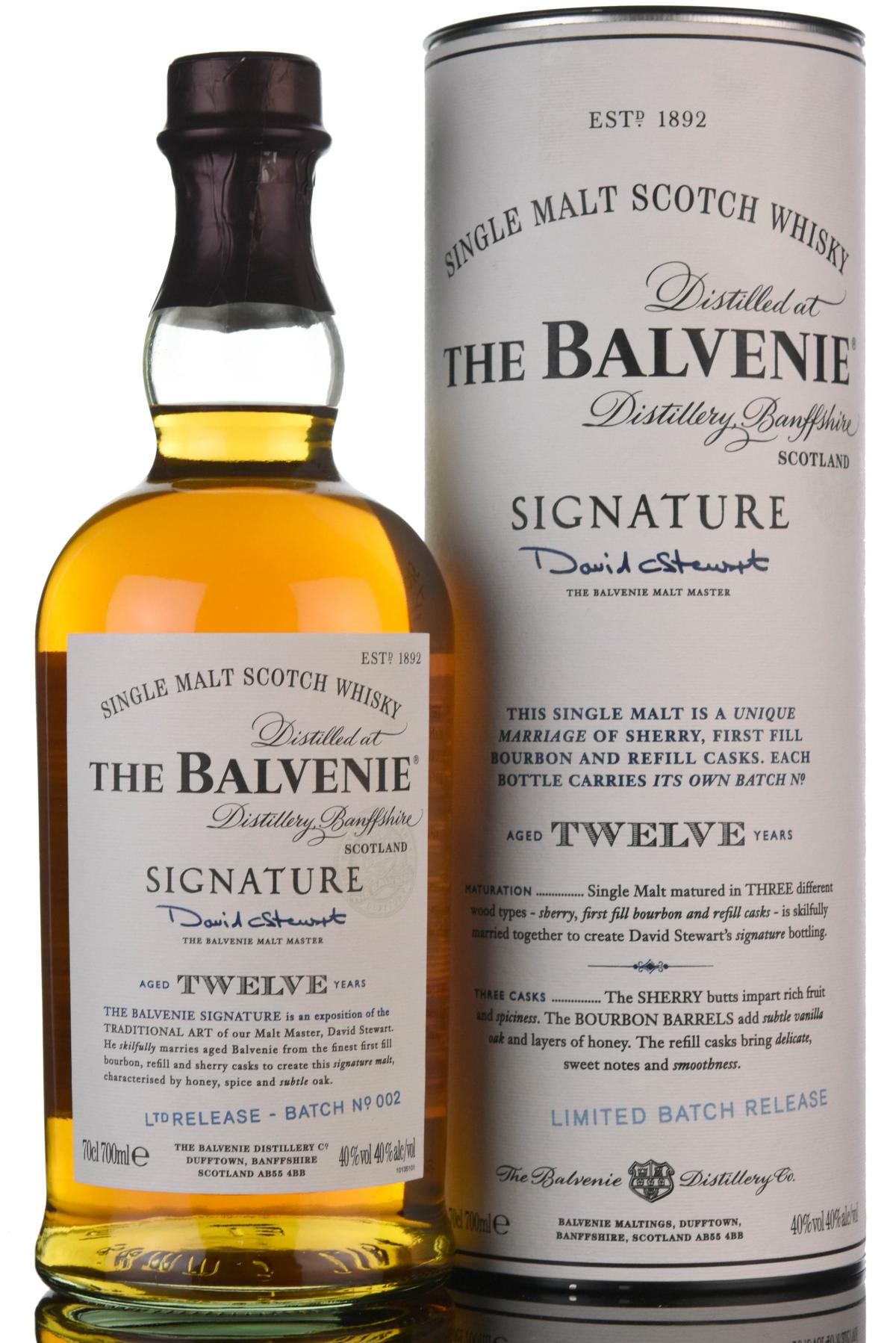 Balvenie 12 Year Old - Signature Batch 2