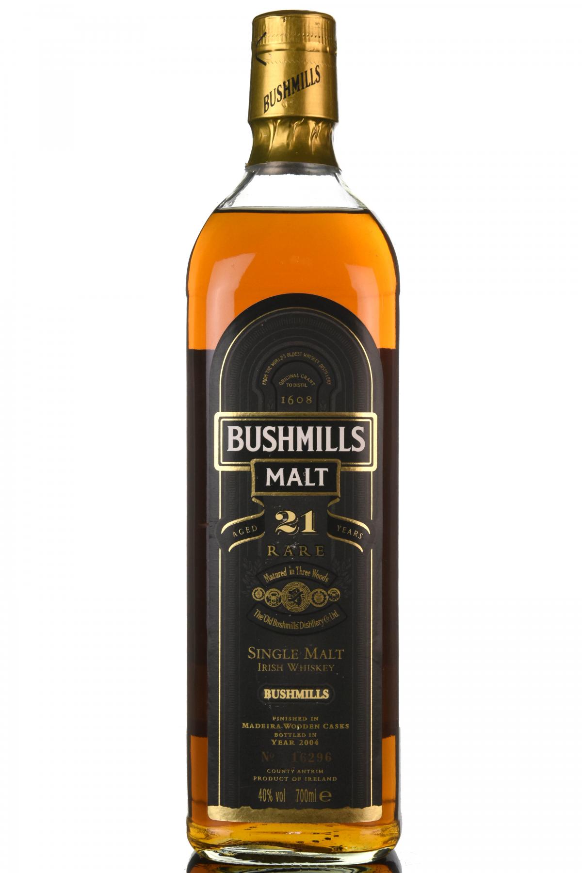 Bushmills 21 Year Old - 2004 Release