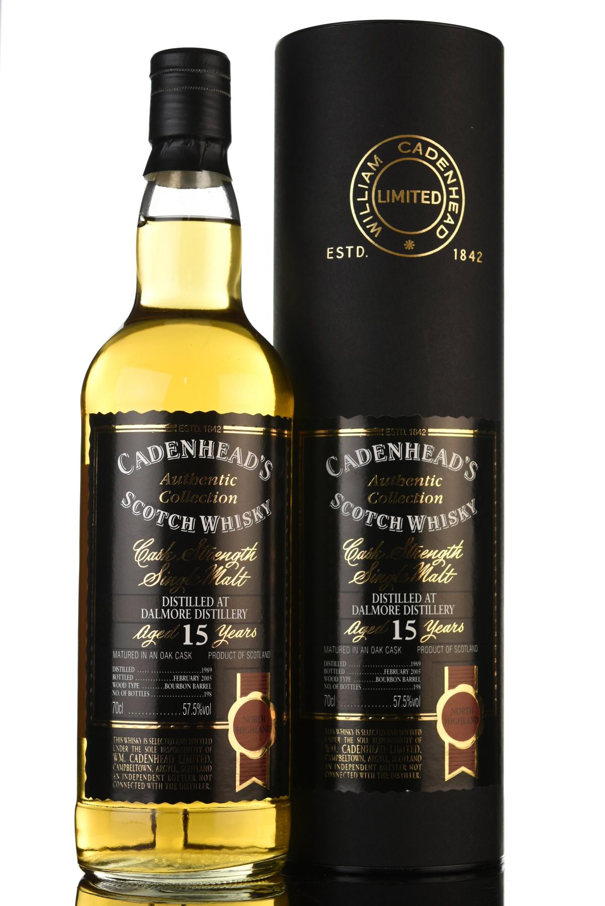 Dalmore 1989-2005 - 15 Year Old - Cadenheads Authentic Collection