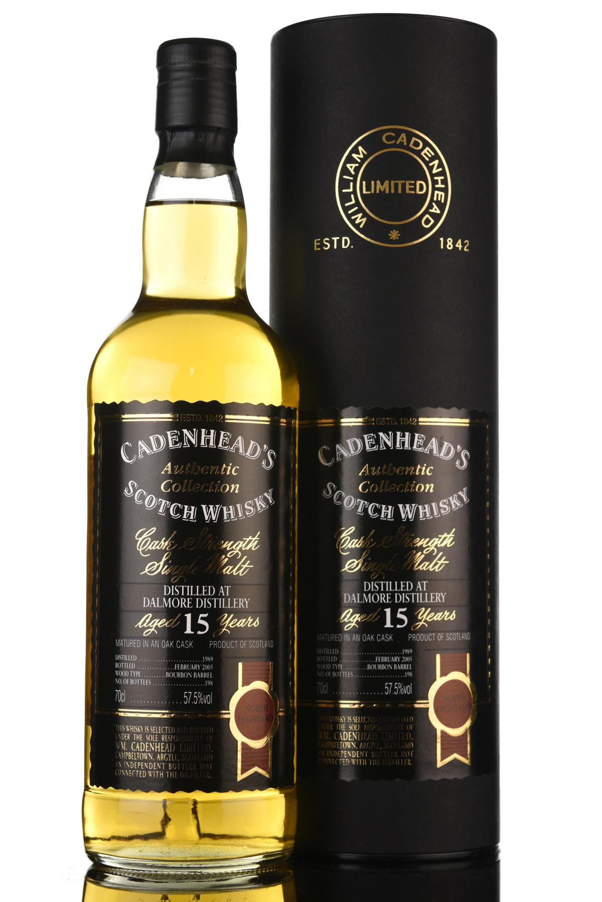 Dalmore 1989-2005 - 15 Year Old - Cadenheads Authentic Collection