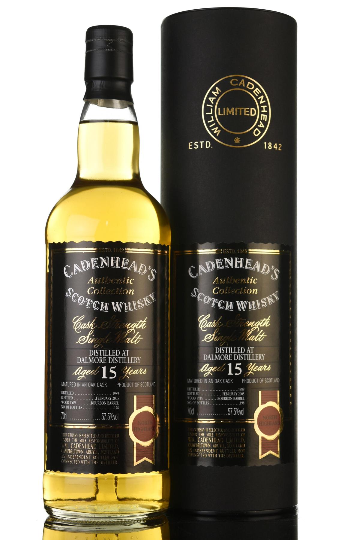 Dalmore 1989-2005 - 15 Year Old - Cadenheads Authentic Collection