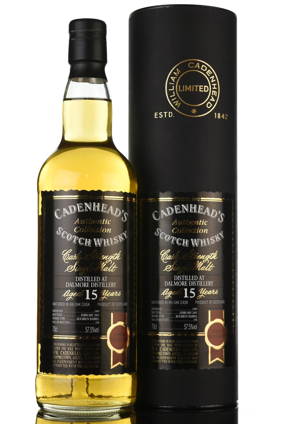 Dalmore 1989-2005 - 15 Year Old - Cadenheads Authentic Collection