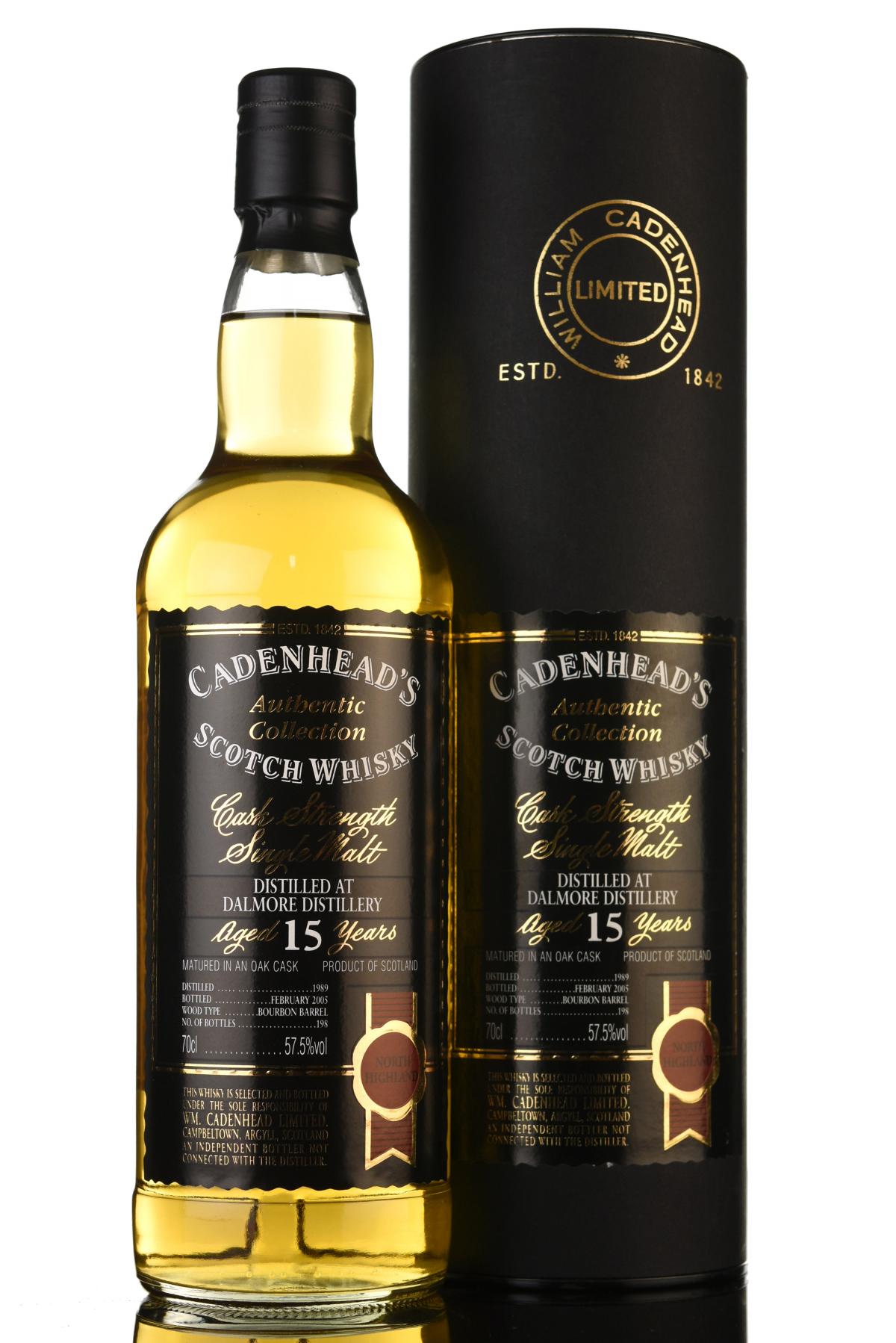 Dalmore 1989-2005 - 15 Year Old - Cadenheads Authentic Collection