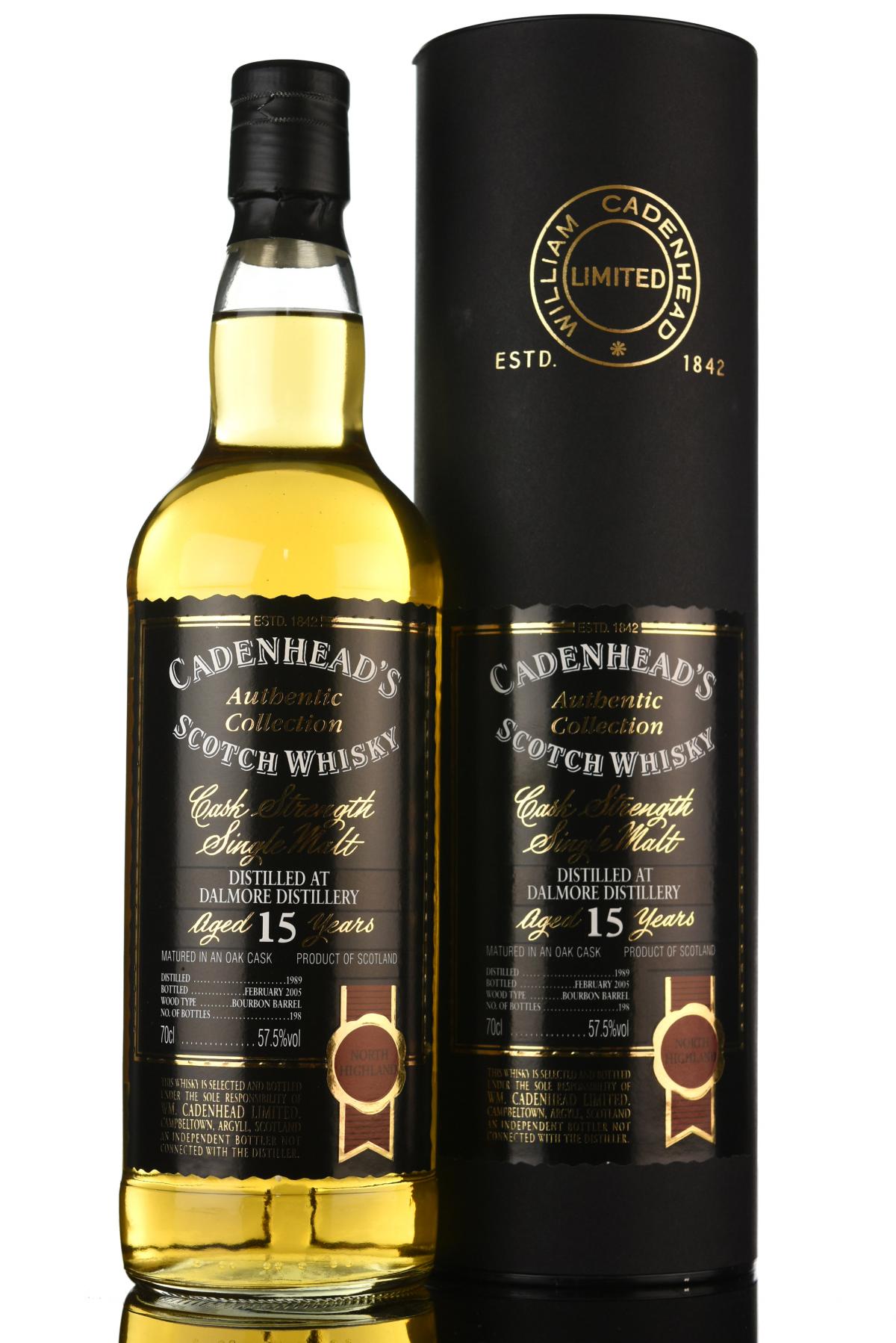 Dalmore 1989-2005 - 15 Year Old - Cadenheads Authentic Collection