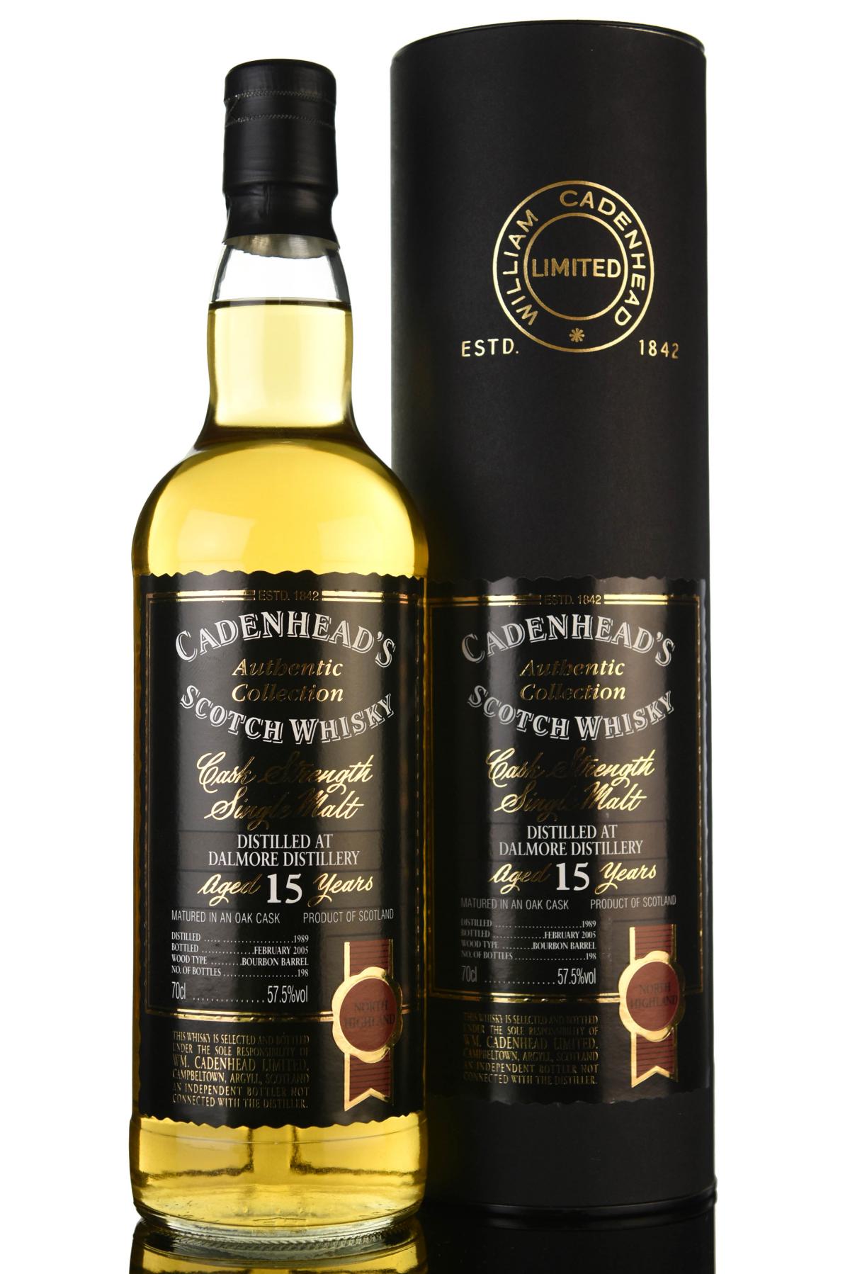 Dalmore 1989-2005 - 15 Year Old - Cadenheads Authentic Collection