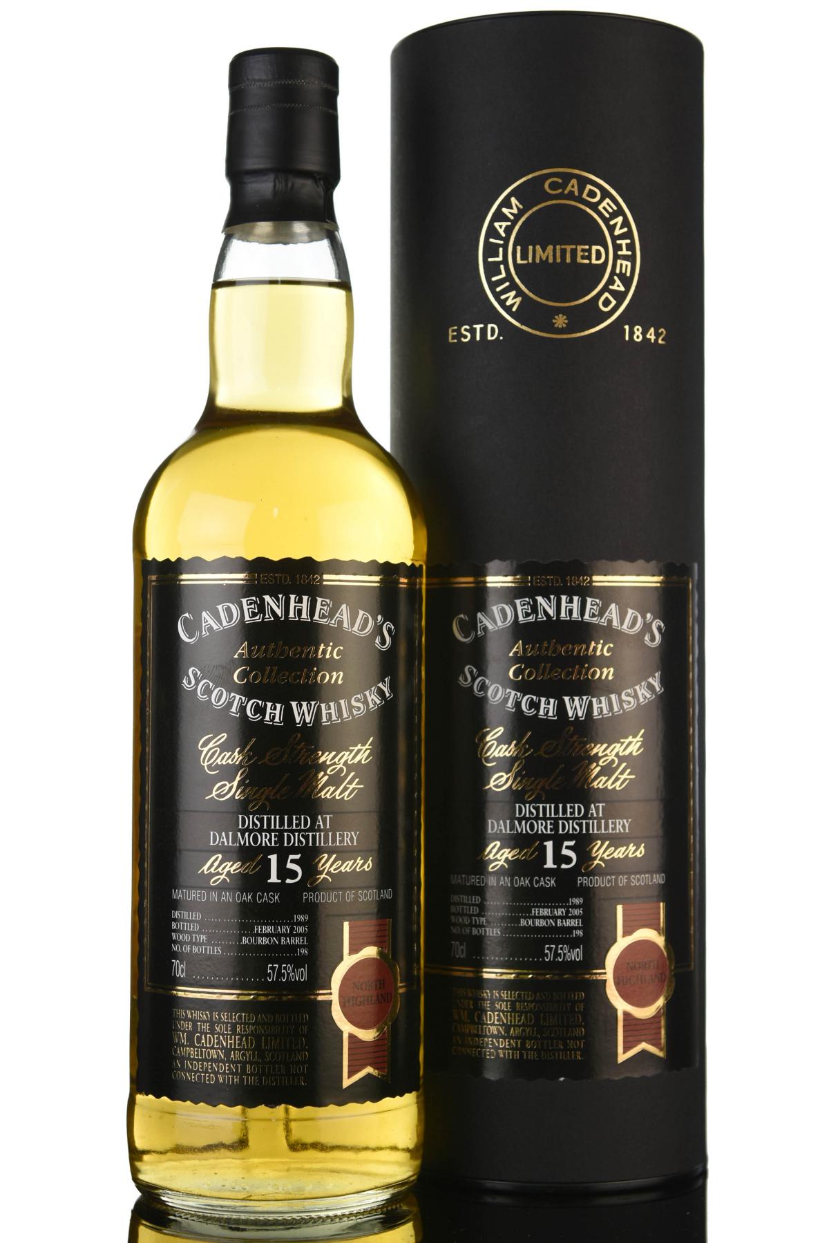 Dalmore 1989-2005 - 15 Year Old - Cadenheads Authentic Collection