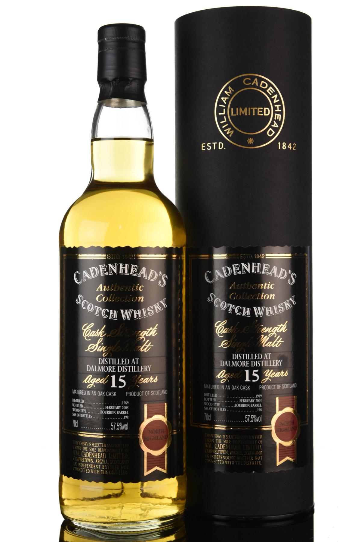 Dalmore 1989-2005 - 15 Year Old - Cadenheads Authentic Collection