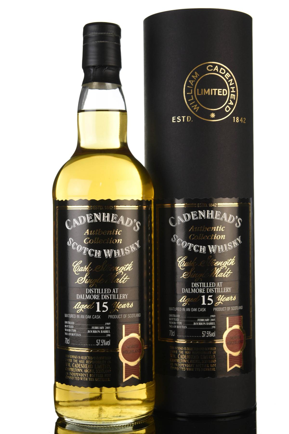 Dalmore 1989-2005 - 15 Year Old - Cadenheads Authentic Collection