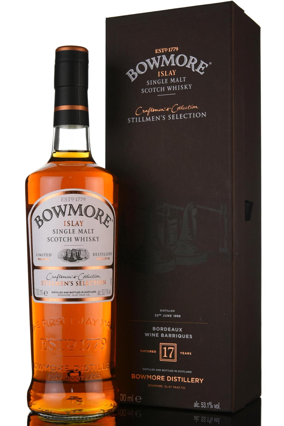 Bowmore 1998 - 17 Year Old - Stillmens Selection