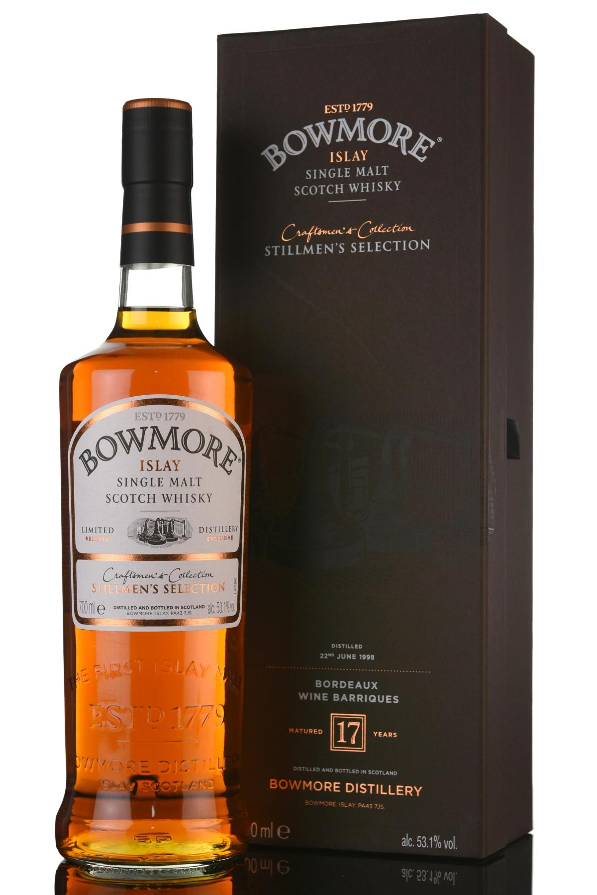 Bowmore 1998 - 17 Year Old - Stillmens Selection