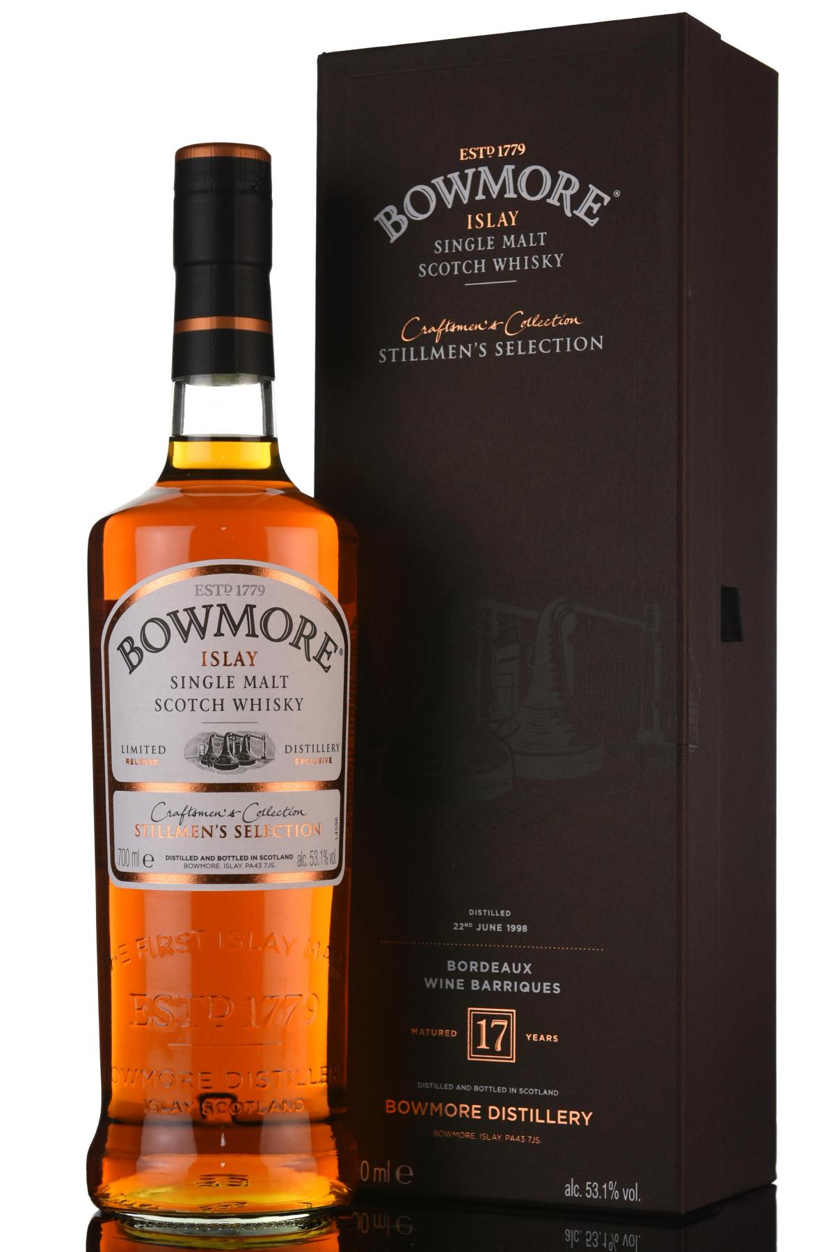 Bowmore 1998 - 17 Year Old - Stillmens Selection