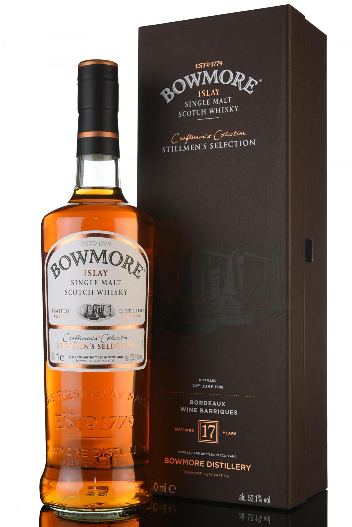 Bowmore 1998 - 17 Year Old - Stillmens Selection