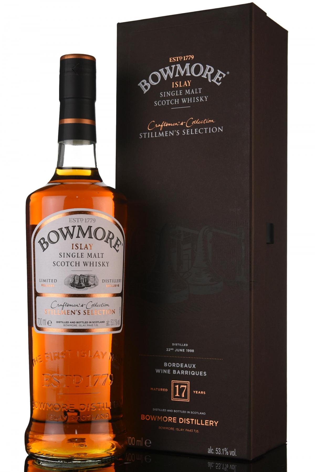 Bowmore 1998 - 17 Year Old - Stillmens Selection