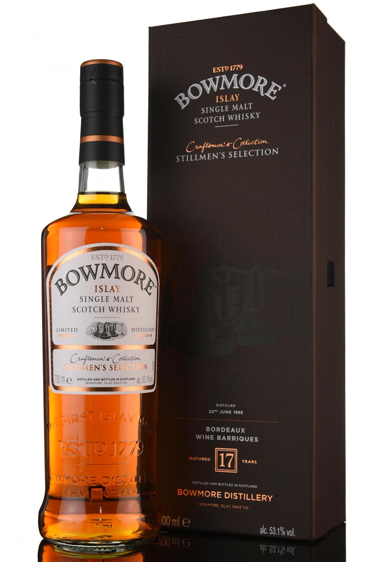 Bowmore 1998 - 17 Year Old - Stillmens Selection