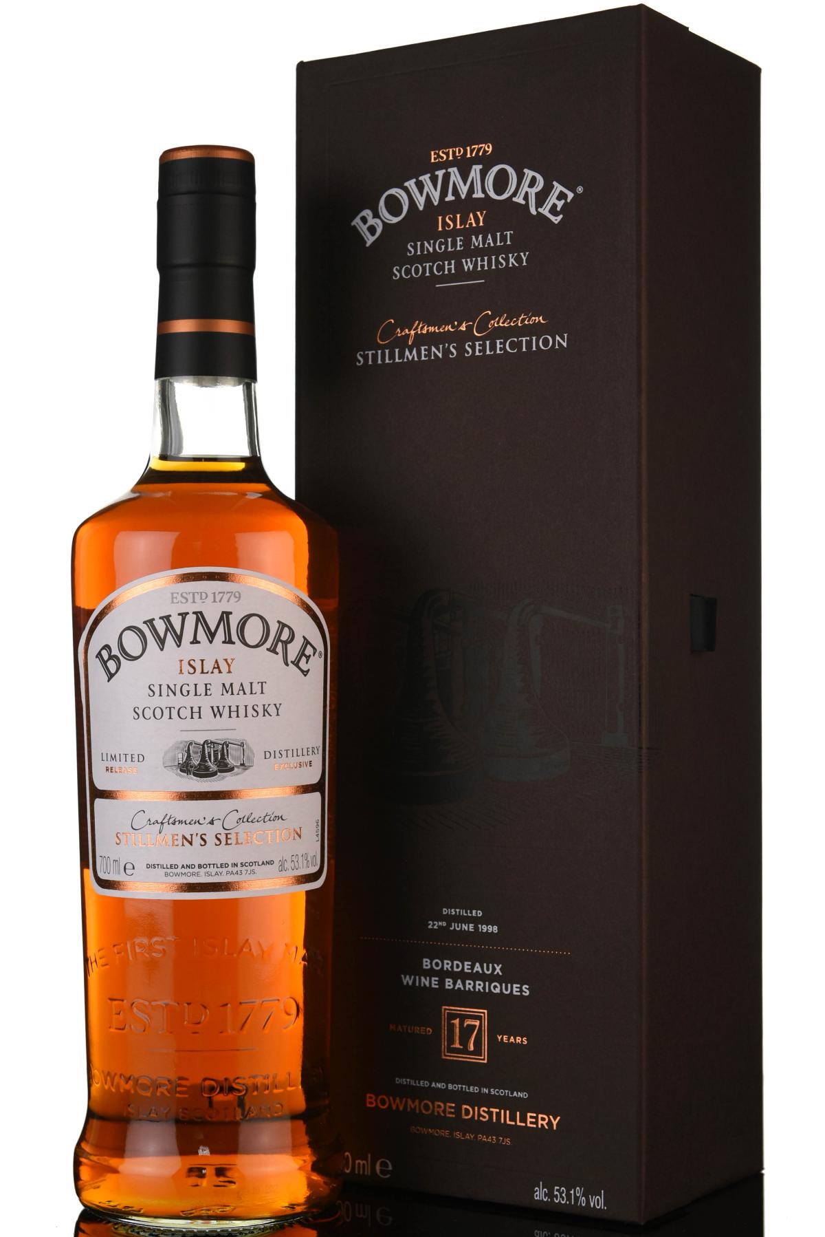 Bowmore 1998 - 17 Year Old - Stillmens Selection